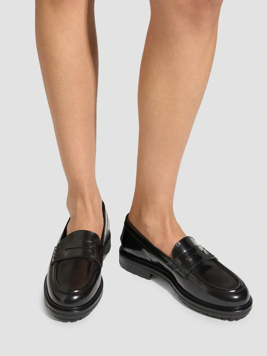 aeyde Women's Leon Polido Leather Loafers | Thumbnail 7 aeyde Women's Leon Polido Leather Loafers | Thumbnail 7