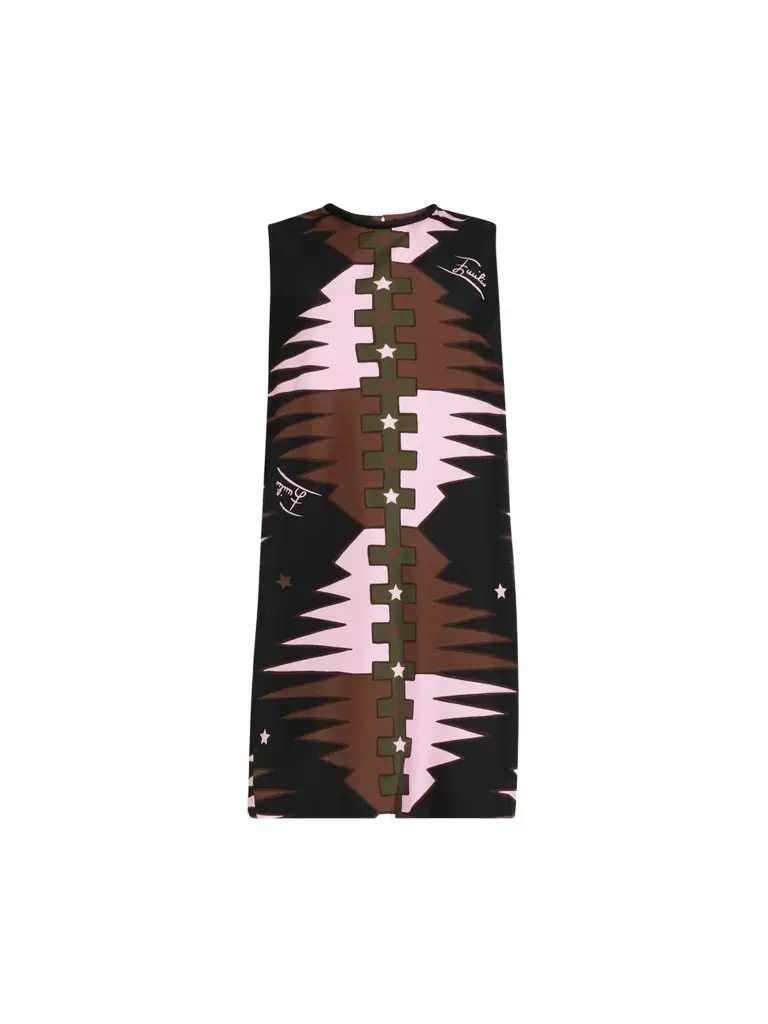 PUCCI Women's Silk Twill Shift Mini Dress