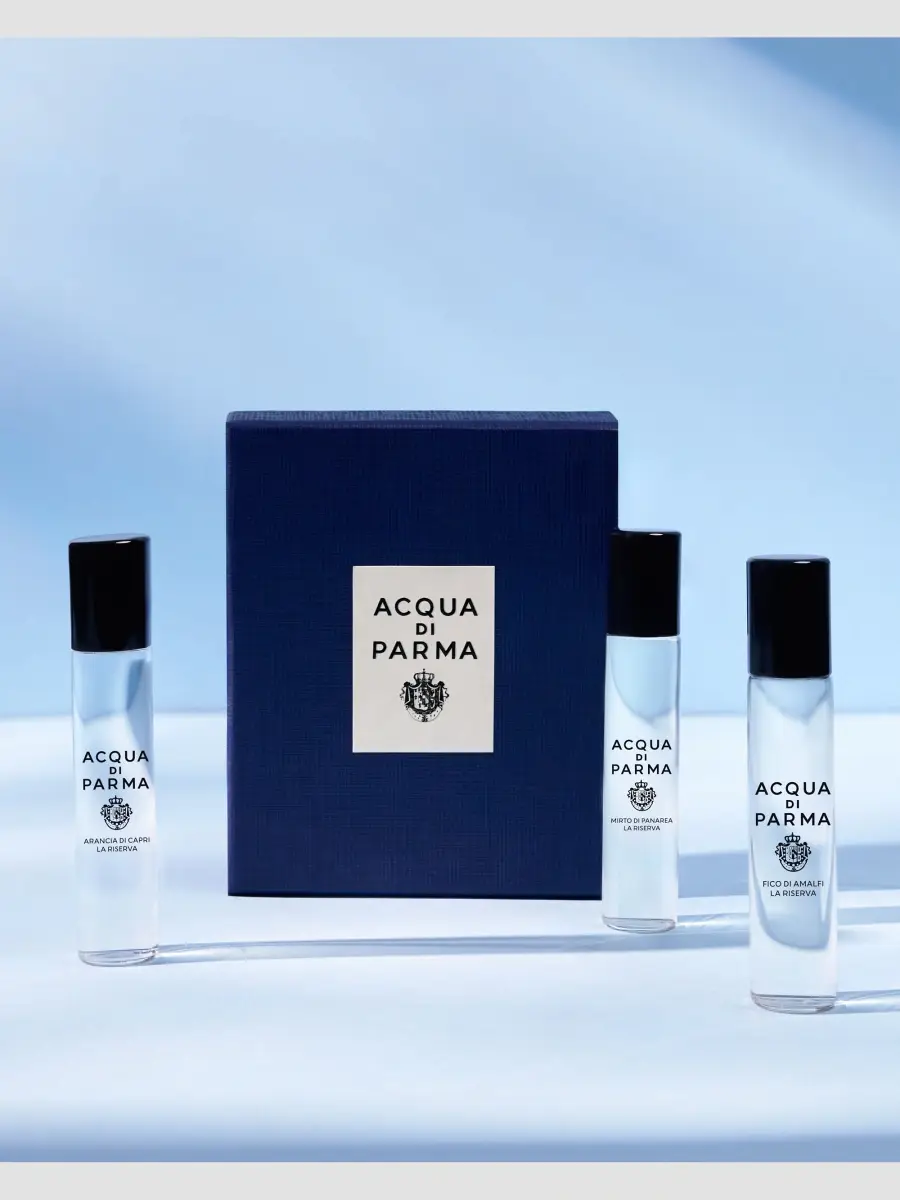 Acqua di Parma Blu Mediterraneo La Riserva 3-Piece Fragrance Discovery Set | Thumbnail 4 Acqua di Parma Blu Mediterraneo La Riserva 3-Piece Fragrance Discovery Set | Thumbnail 4