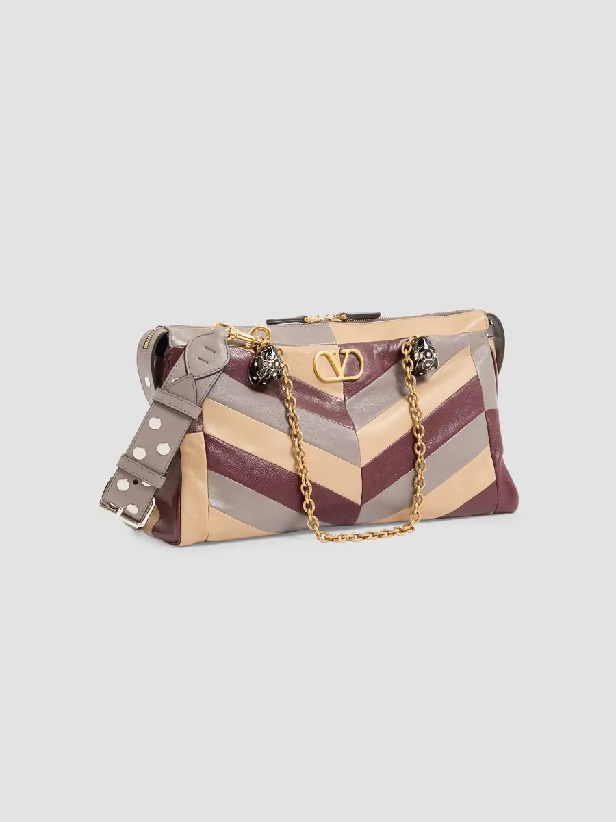 Valentino Women's Panthea Medium Shoulder Bag in Nappa - Multicolor | Thumbnail 5 Valentino Women's Panthea Medium Shoulder Bag in Nappa - Multicolor | Thumbnail 5