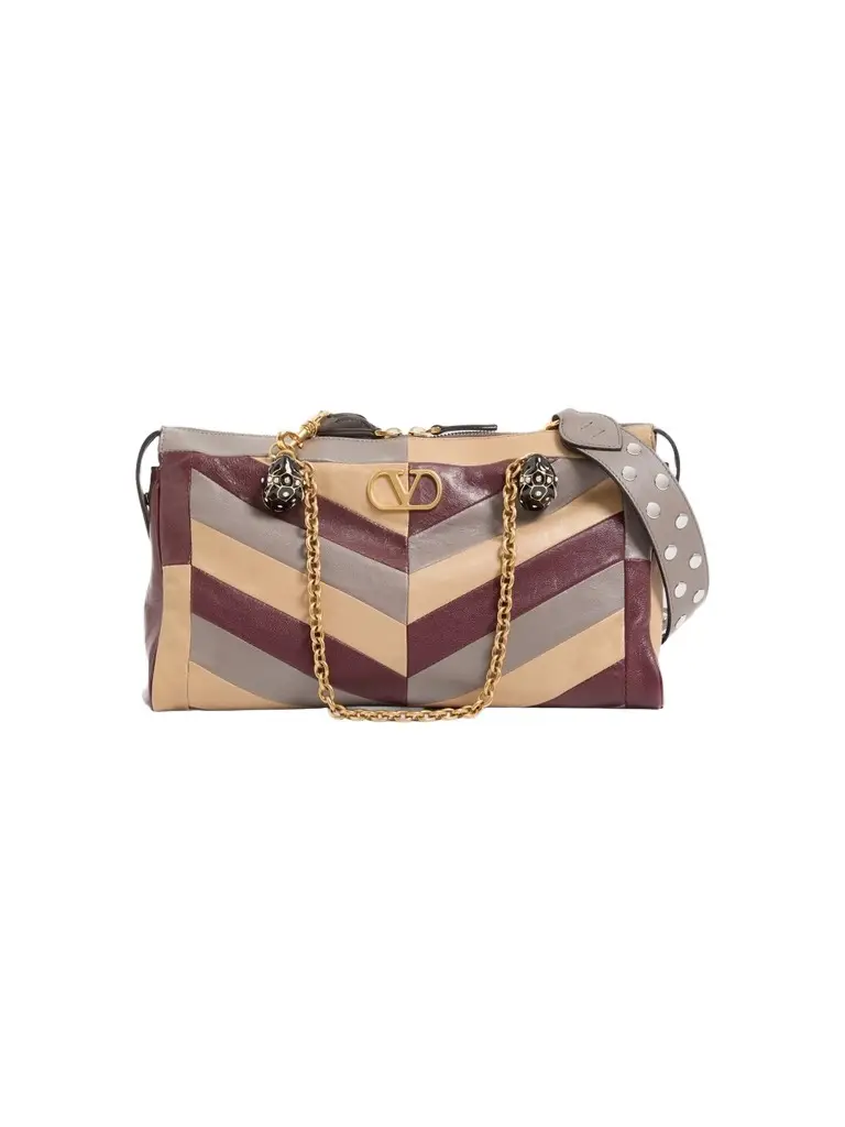 Valentino Women's Panthea Medium Shoulder Bag in Nappa - Multicolor