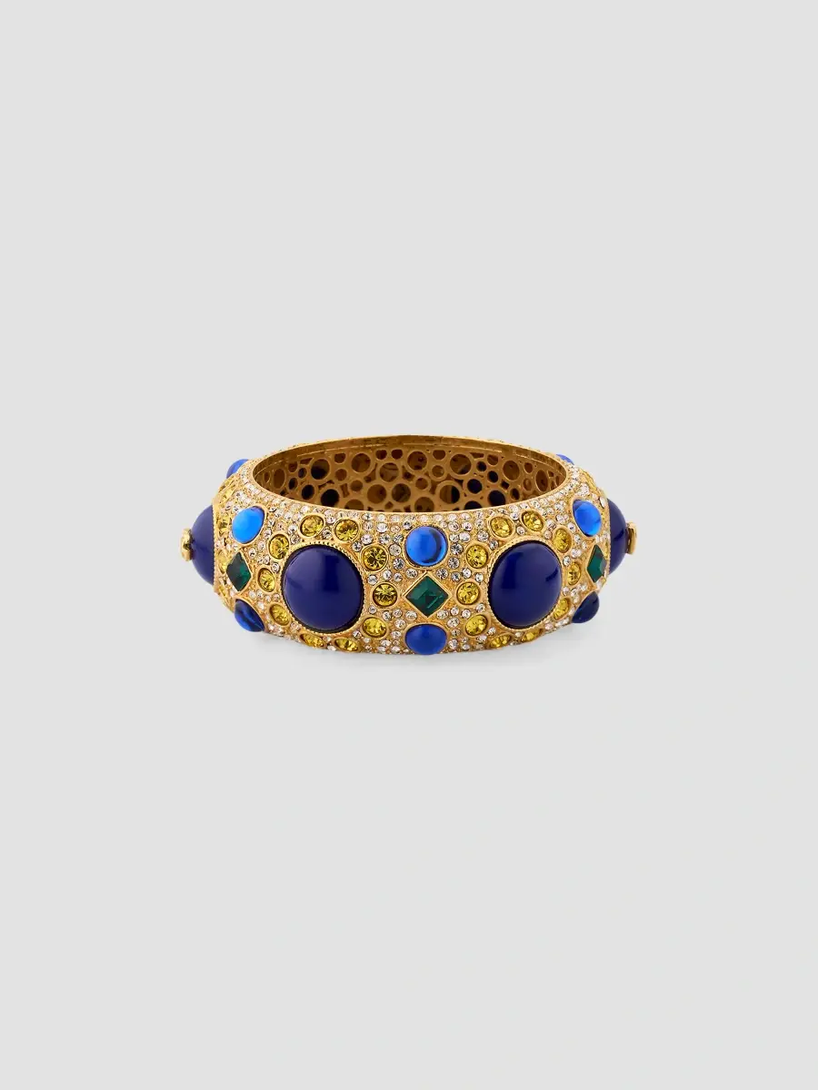 Dolce & Gabbana Women's Carretto Goldtone & Glass Crystal Bangle | Thumbnail 4 Dolce & Gabbana Women's Carretto Goldtone & Glass Crystal Bangle | Thumbnail 4