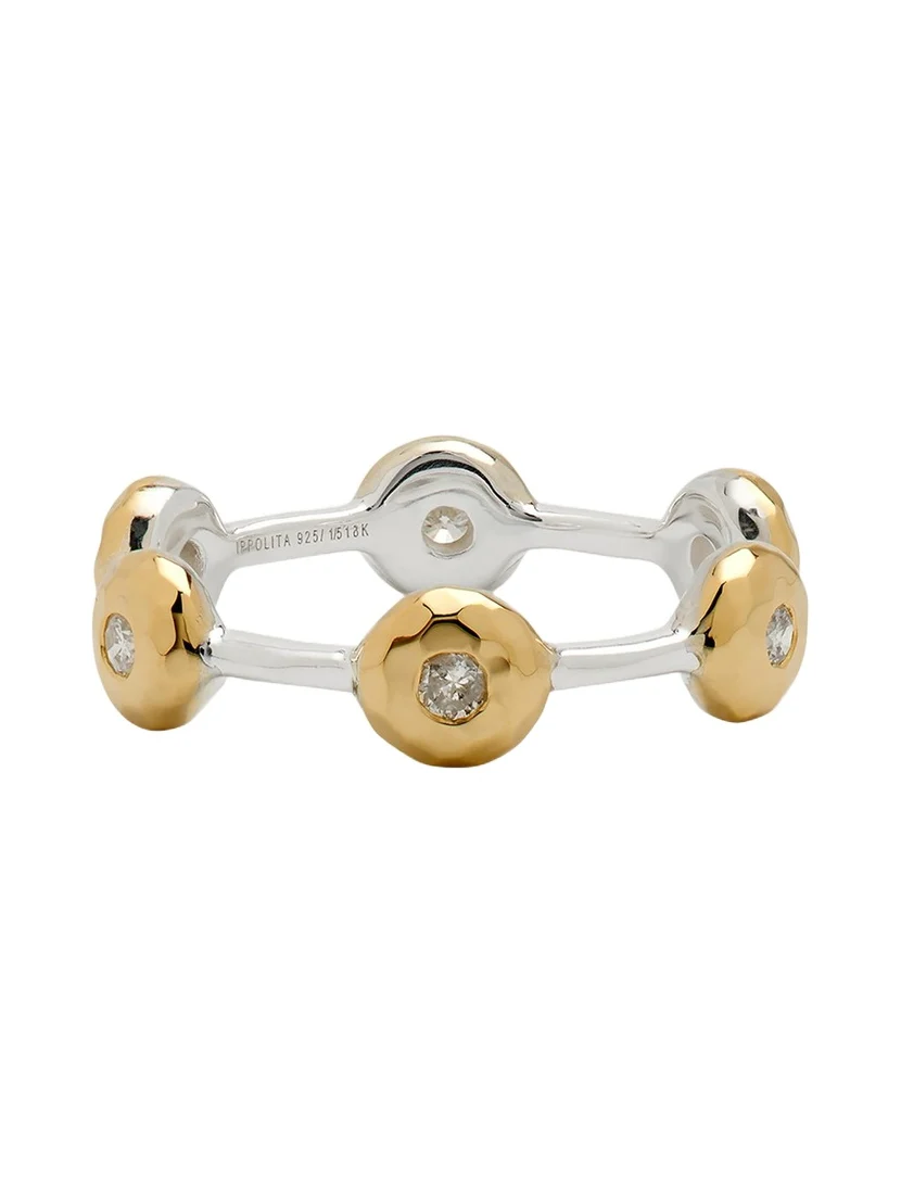 Ippolita Chimera Stardust Paparazzi Bezel Station Stack Ring