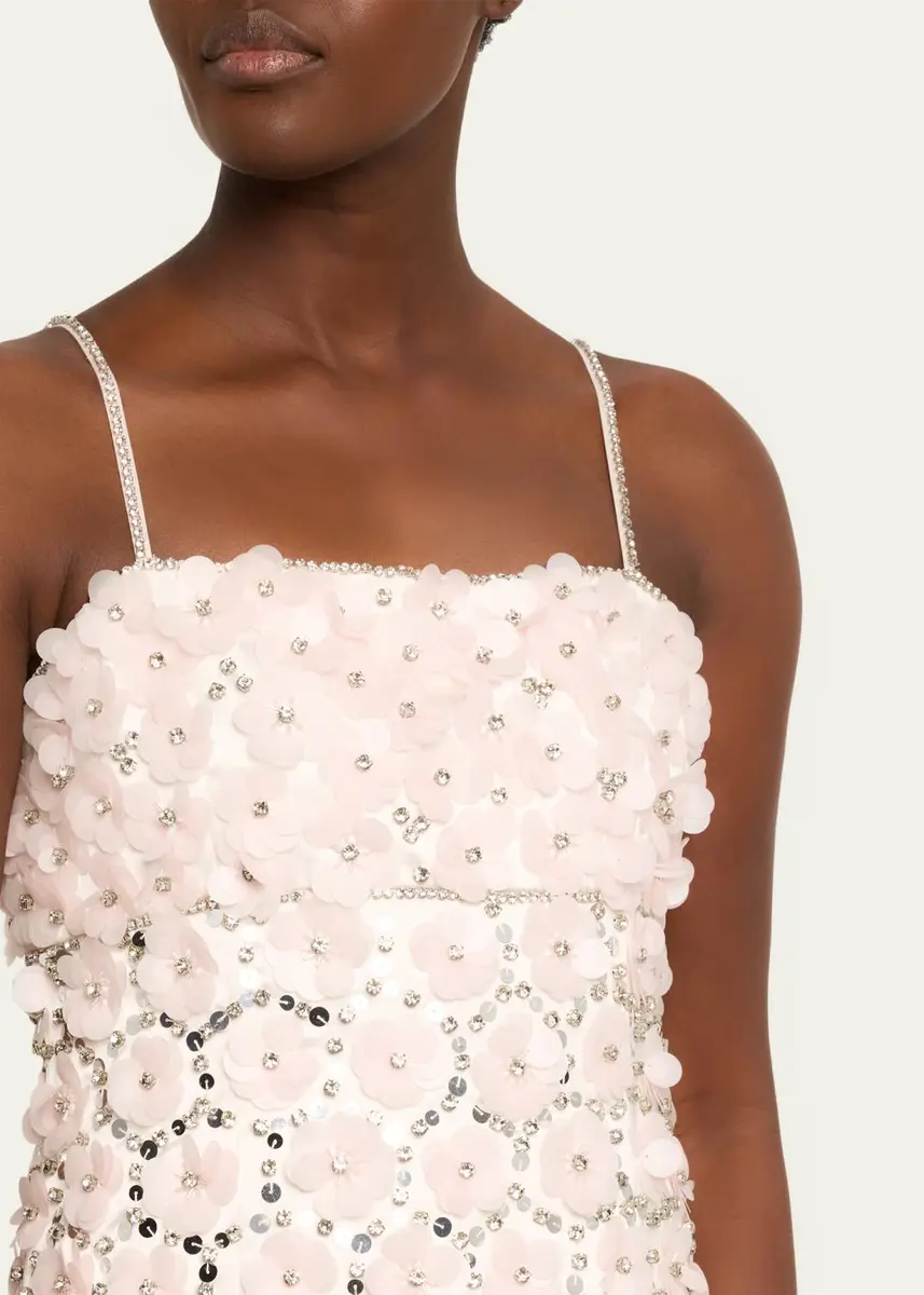LoveShackFancy Katarina Floral Embellished Mini Dress | Thumbnail 5 LoveShackFancy Katarina Floral Embellished Mini Dress | Thumbnail 5