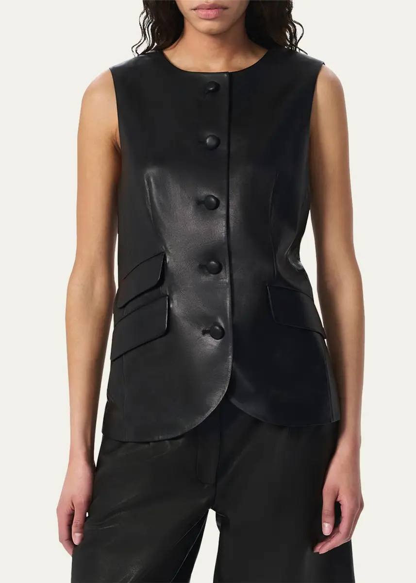 rag & bone Slade Leather Vest | Thumbnail 4 rag & bone Slade Leather Vest | Thumbnail 4