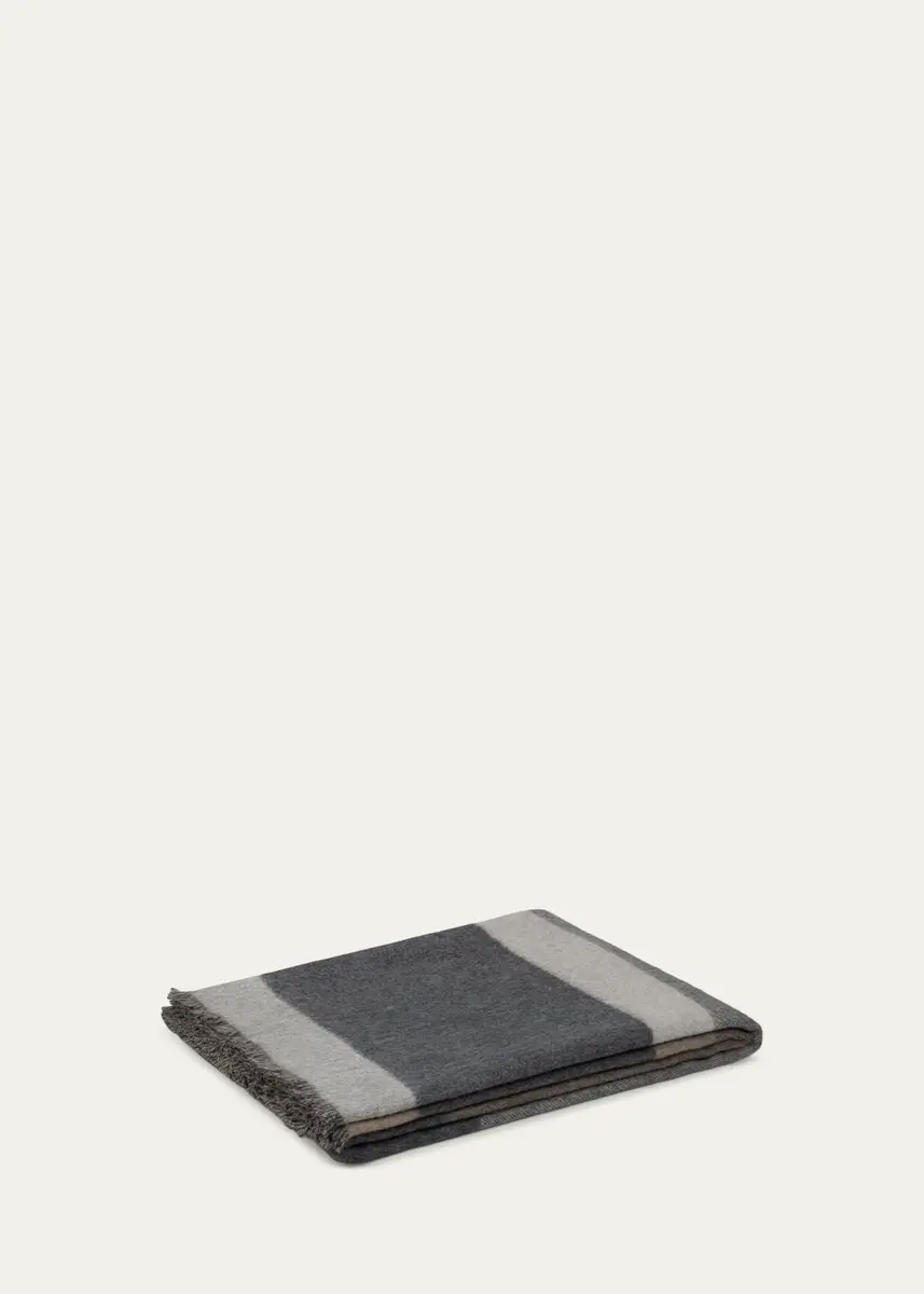 Begg x Co Kintail Rothe Reversible Cashmere Throw, 55" x 71" | Thumbnail 3 Begg x Co Kintail Rothe Reversible Cashmere Throw, 55" x 71" | Thumbnail 3