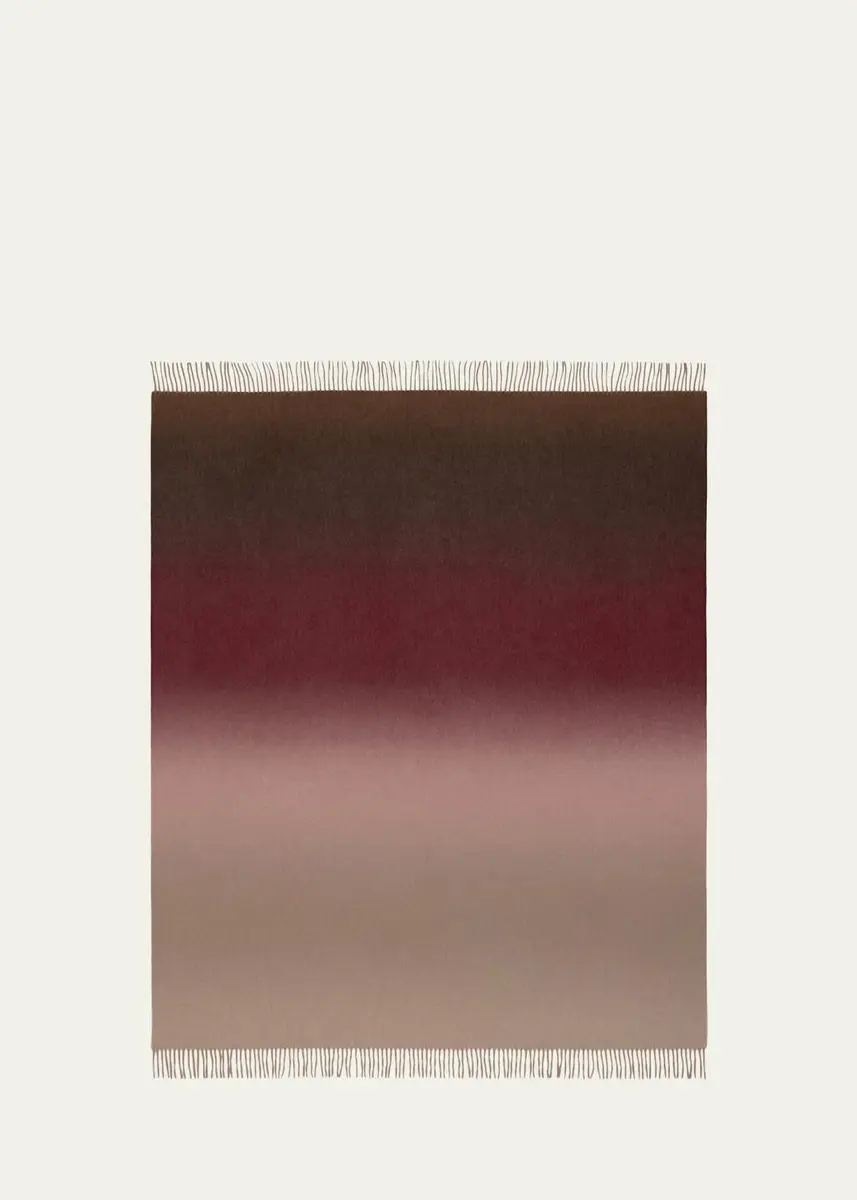 Begg x Co Nuance Ombre Cashmere Throw, 58" x 72" | Thumbnail 5 Begg x Co Nuance Ombre Cashmere Throw, 58" x 72" | Thumbnail 5