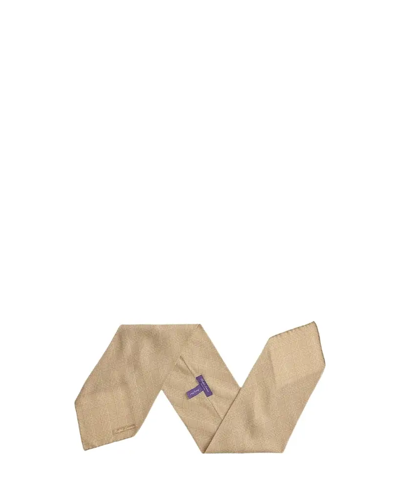 Ralph Lauren Purple Label Men's Glen Plaid Cashmere-Silk Neckerchief