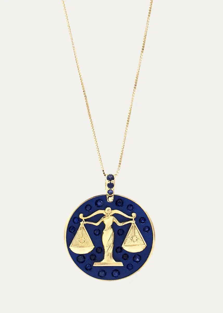 FARAONE MENNELLA by R.F.M.A.S. Libra 18K Yellow Gold, Sterling Silver & Titanium Pendant Necklace | Thumbnail 3 FARAONE MENNELLA by R.F.M.A.S. Libra 18K Yellow Gold, Sterling Silver & Titanium Pendant Necklace | Thumbnail 3