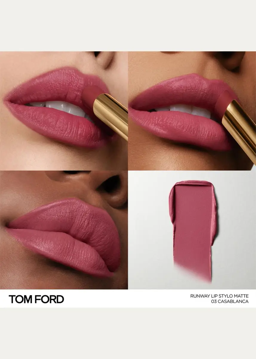 Tom Ford Runway Stylo Matte Lipstick, 112 Pink Suede | Thumbnail 3