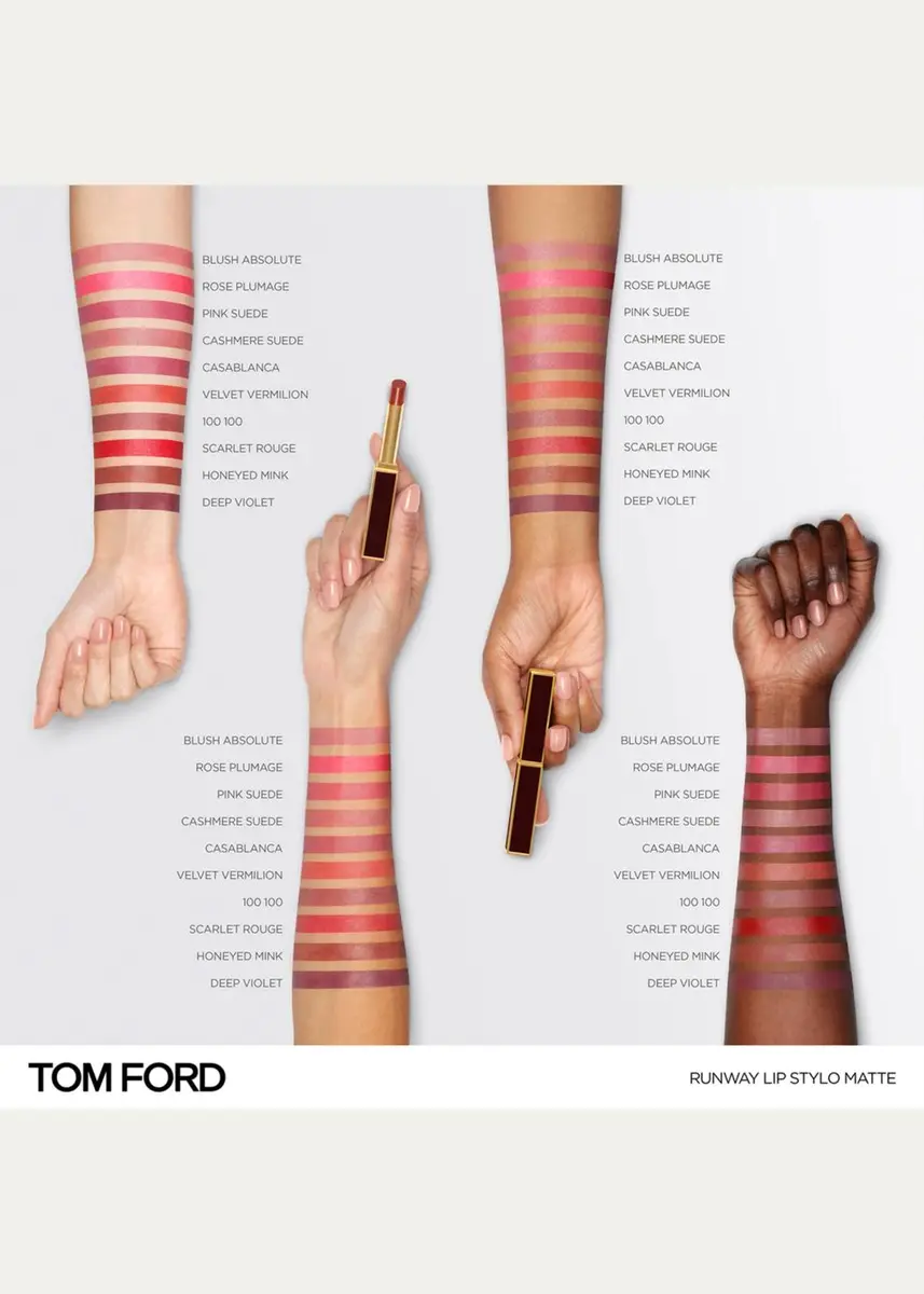 Tom Ford Runway Stylo Matte Lipstick, 112 Pink Suede | Thumbnail 4