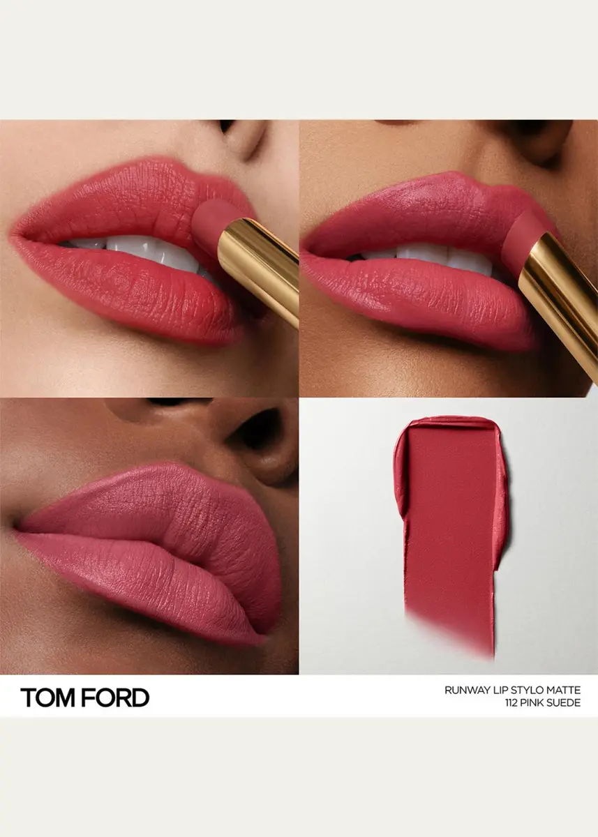 Tom Ford Runway Stylo Matte Lipstick, 112 Pink Suede | Thumbnail 6