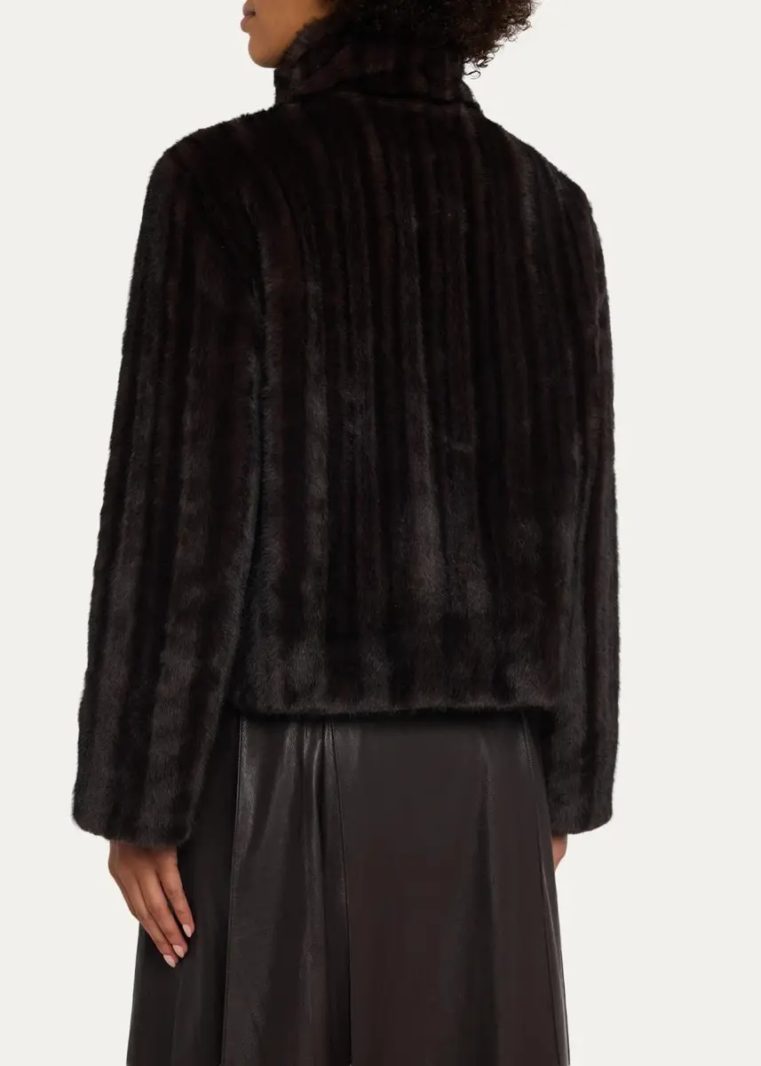 Simkhai Sudie Faux Fur Jacket | Thumbnail 3