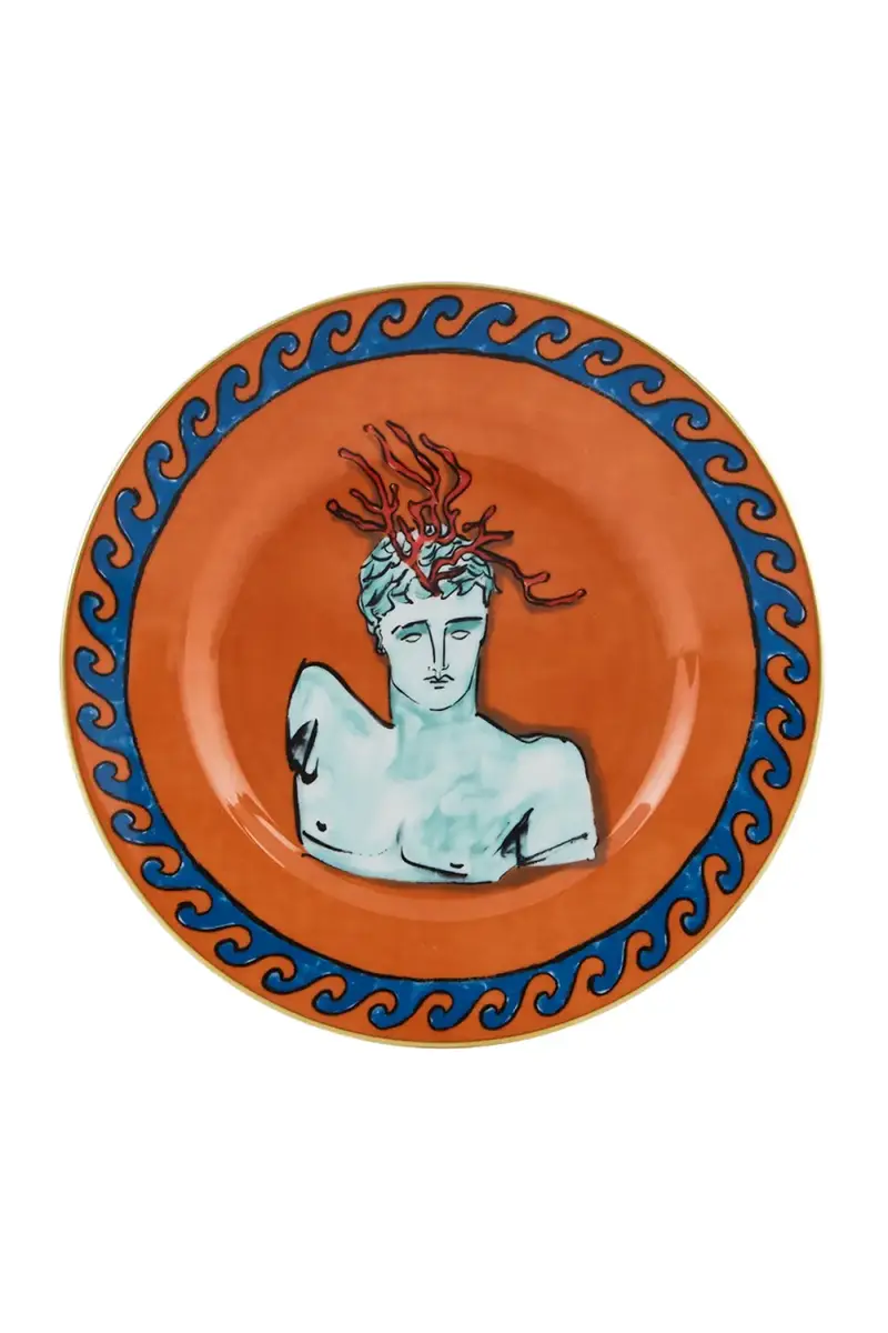 GINORI 1735 Il Viaggio di Nettuno Dessert Plate | Thumbnail 2 GINORI 1735 Il Viaggio di Nettuno Dessert Plate | Thumbnail 2