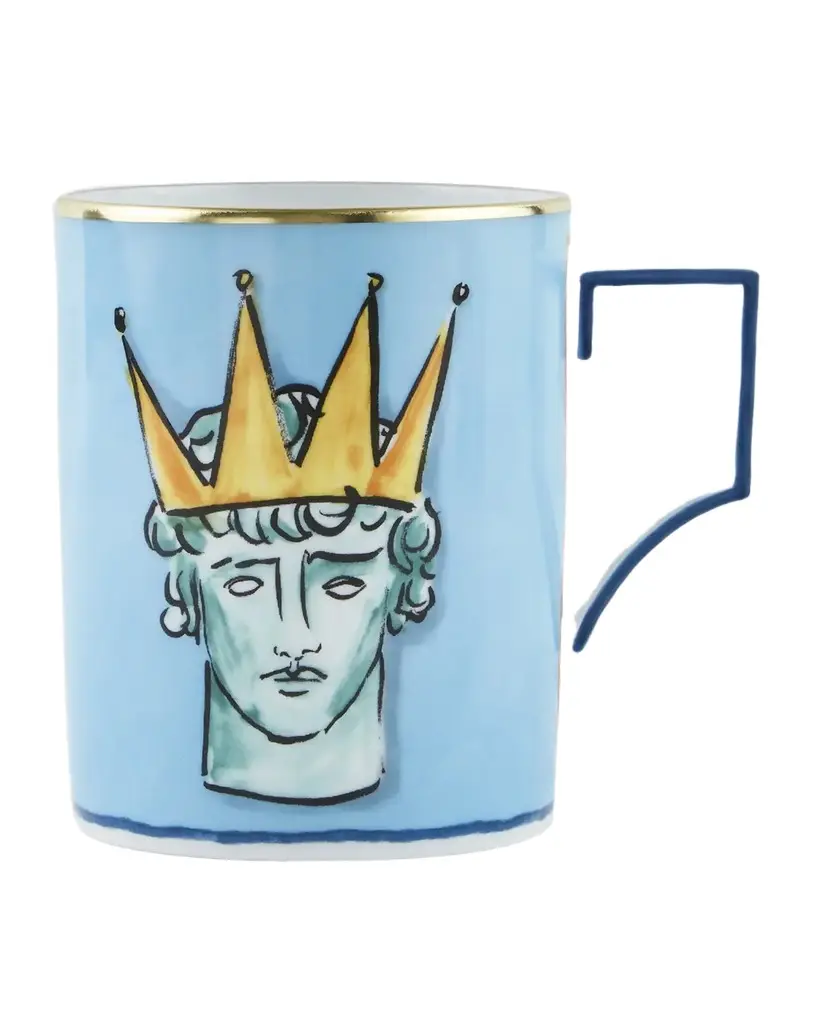 GINORI 1735 Il Viaggio di Nettuno Mug, Blue