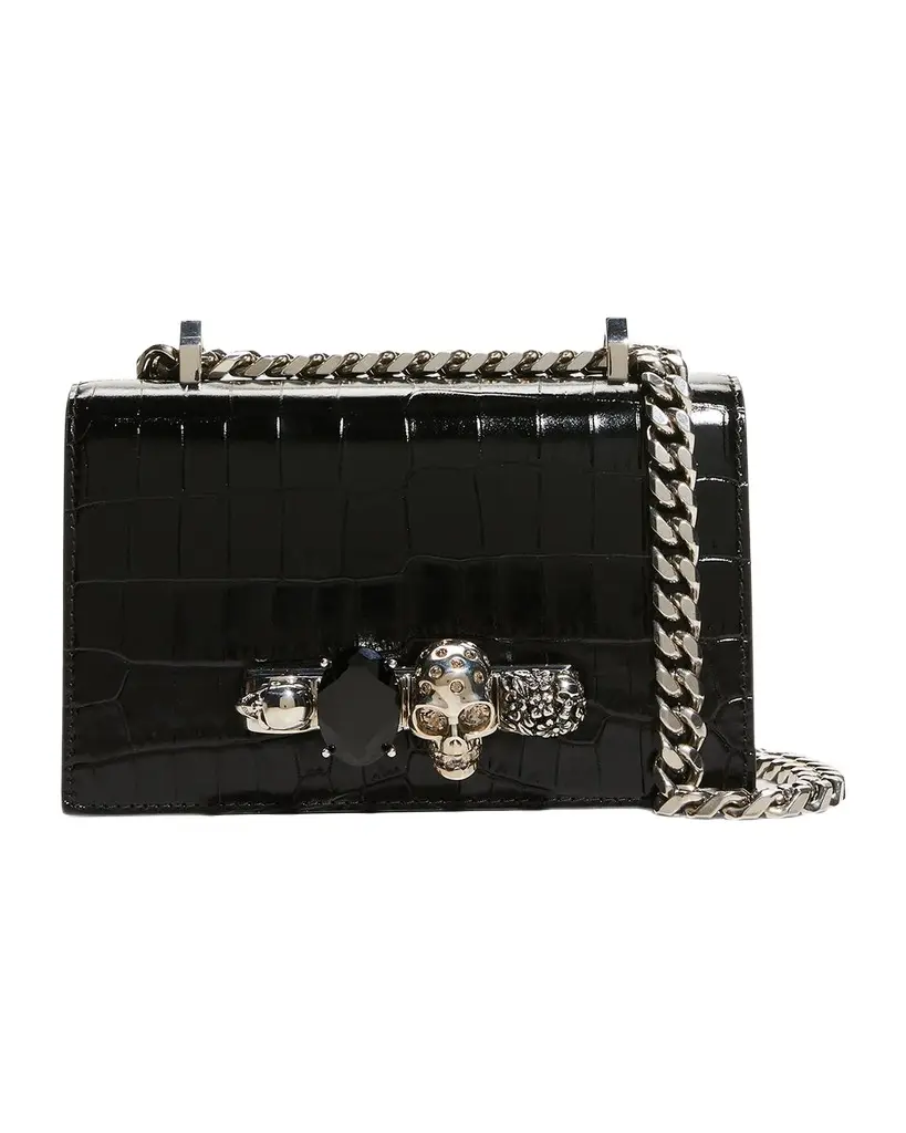 Alexander McQueen Mini Jeweled Satchel