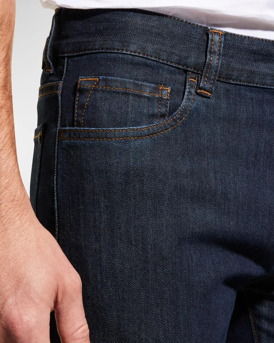 Canali Men's 5-Pocket Stretch Denim Jeans | Thumbnail 5