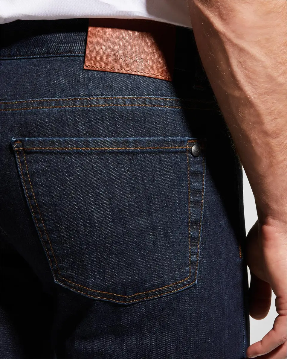 Canali Men's 5-Pocket Stretch Denim Jeans | Thumbnail 7
