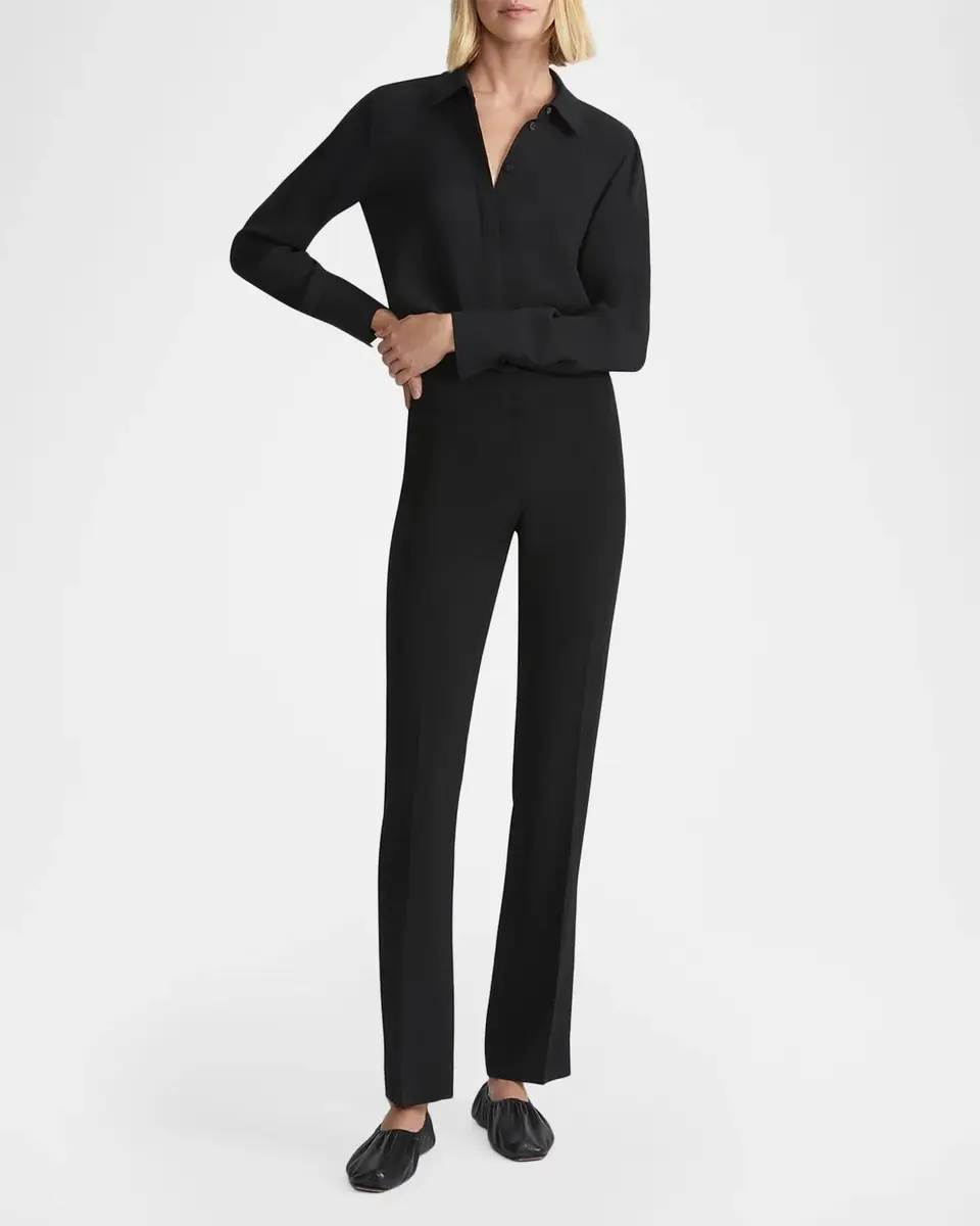 Lafayette 148 New York Scottie Silk Georgette Blouse | Thumbnail 2 Lafayette 148 New York Scottie Silk Georgette Blouse | Thumbnail 2