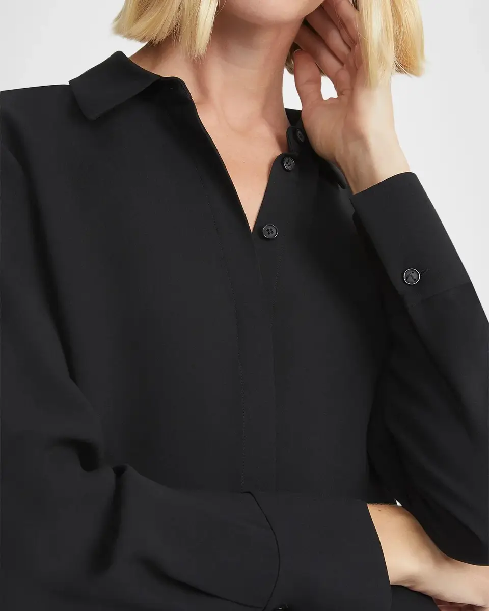 Lafayette 148 New York Scottie Silk Georgette Blouse | Thumbnail 5 Lafayette 148 New York Scottie Silk Georgette Blouse | Thumbnail 5