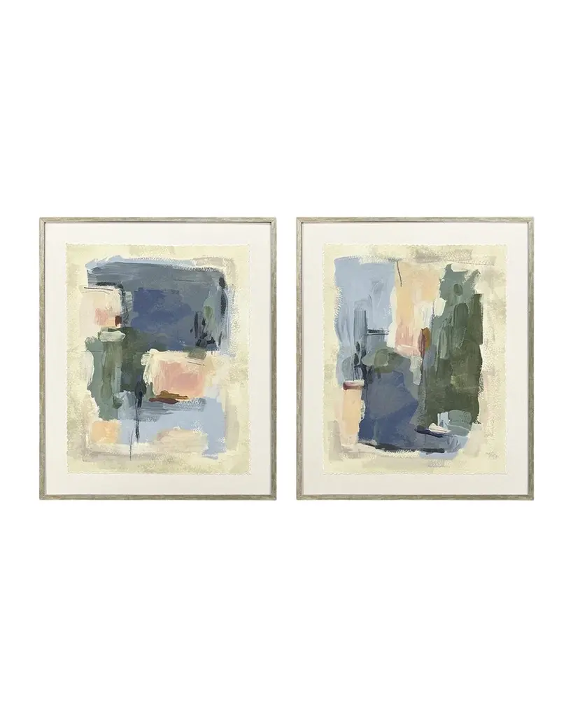 Paragon Decors "Palette Map I" Framed Giclees by June Erica Vess