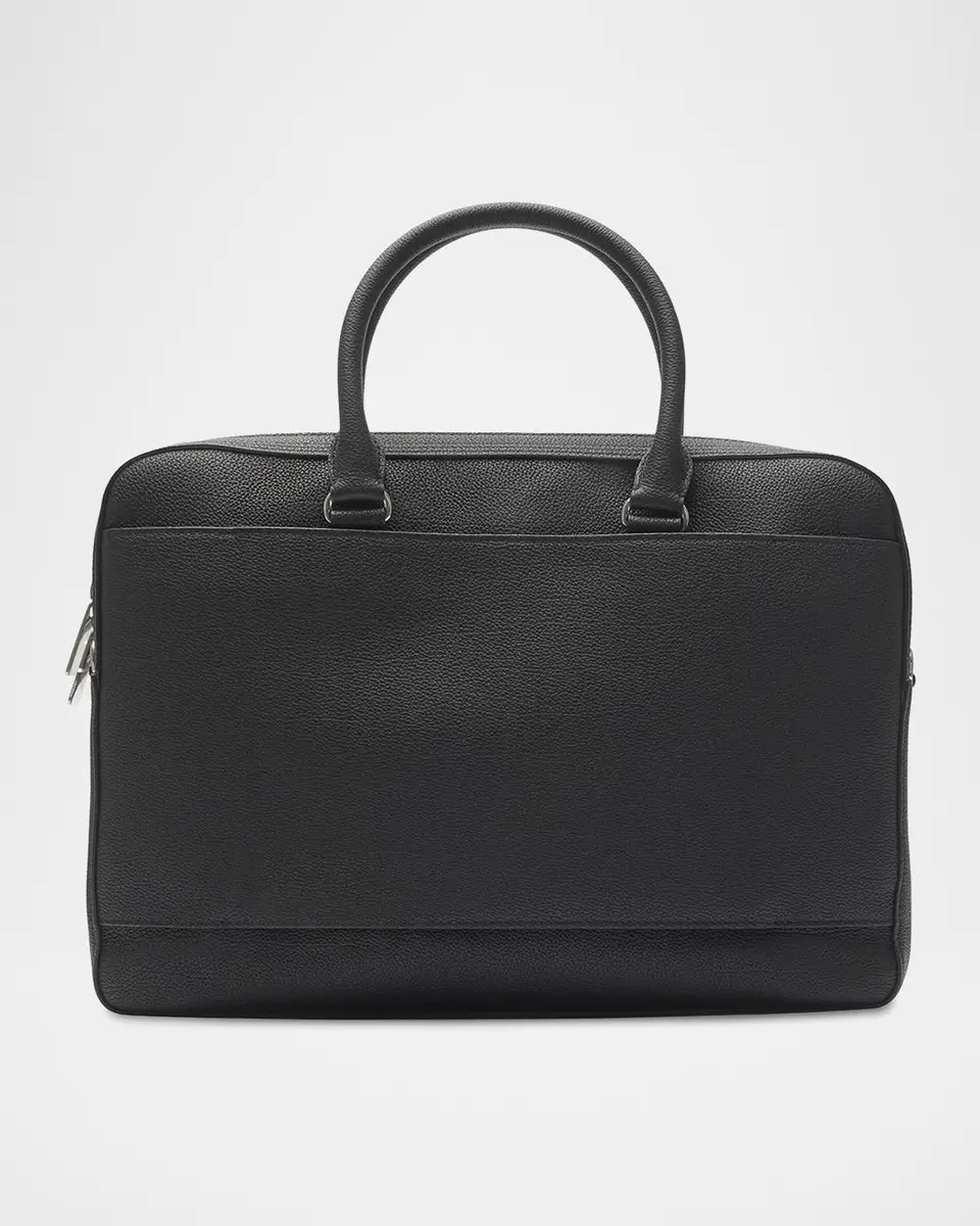 Burberry Men's Logo Leather Briefcase | Thumbnail 2 Burberry Men's Logo Leather Briefcase | Thumbnail 2