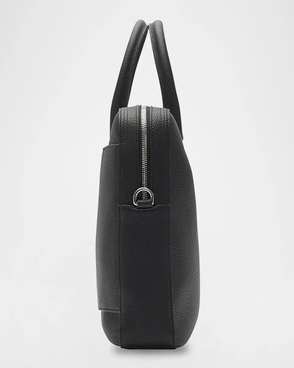 Burberry Men's Logo Leather Briefcase | Thumbnail 3 Burberry Men's Logo Leather Briefcase | Thumbnail 3