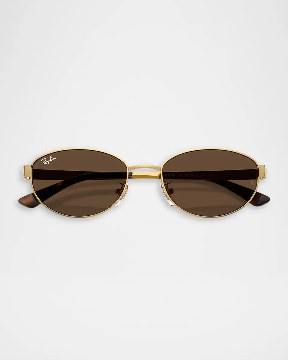 Ray-Ban RB3774D 55mm Metal Oval Sunglasses | Thumbnail 2 Ray-Ban RB3774D 55mm Metal Oval Sunglasses | Thumbnail 2