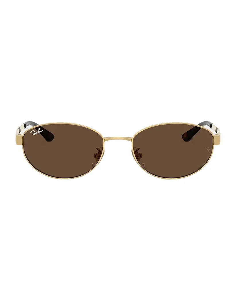 RB3774D 55mm Metal Oval Sunglasses RB3774D 55mm Metal Oval Sunglasses
