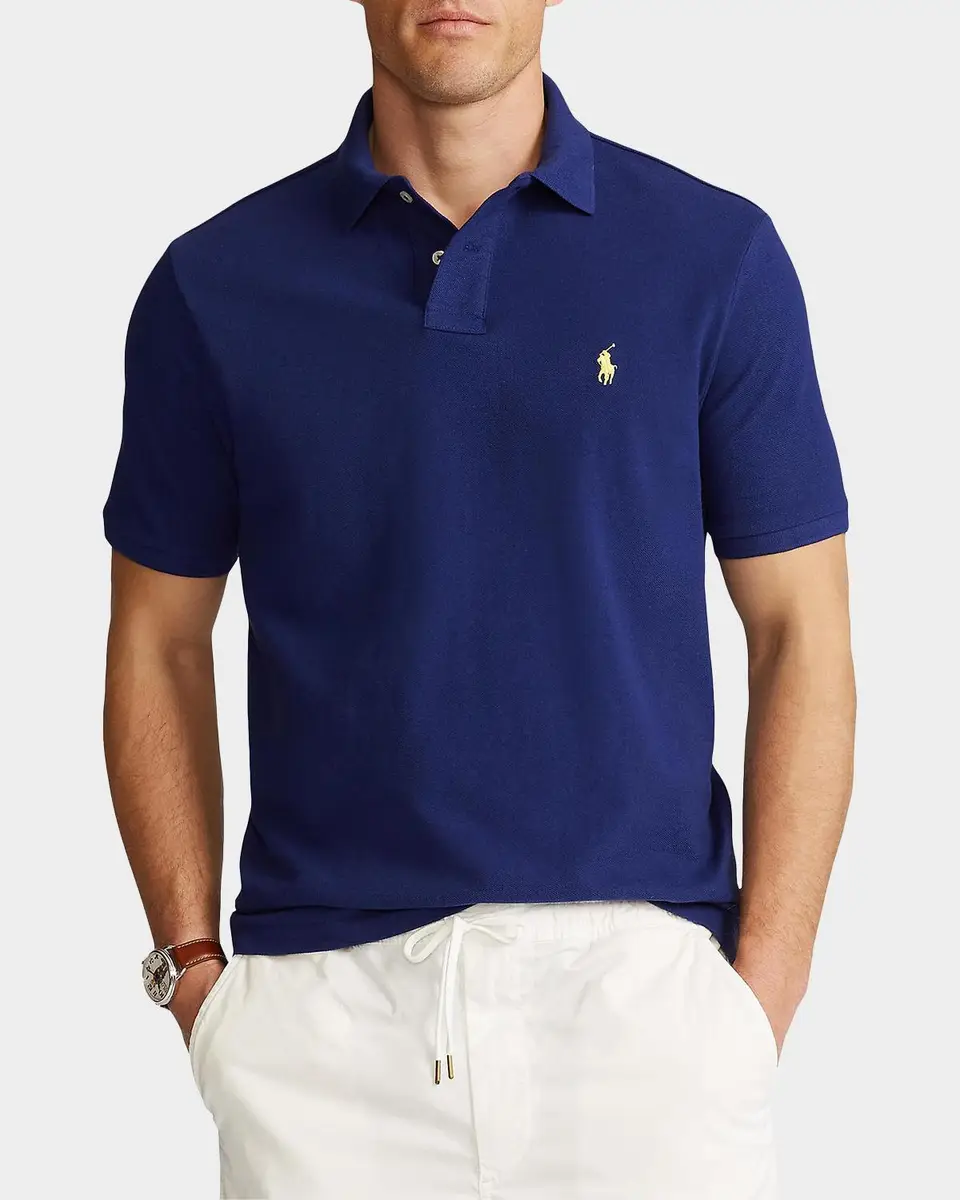 Polo Ralph Lauren Men's Mesh Classic-Fit Polo Shirt | Thumbnail 4 Polo Ralph Lauren Men's Mesh Classic-Fit Polo Shirt | Thumbnail 4