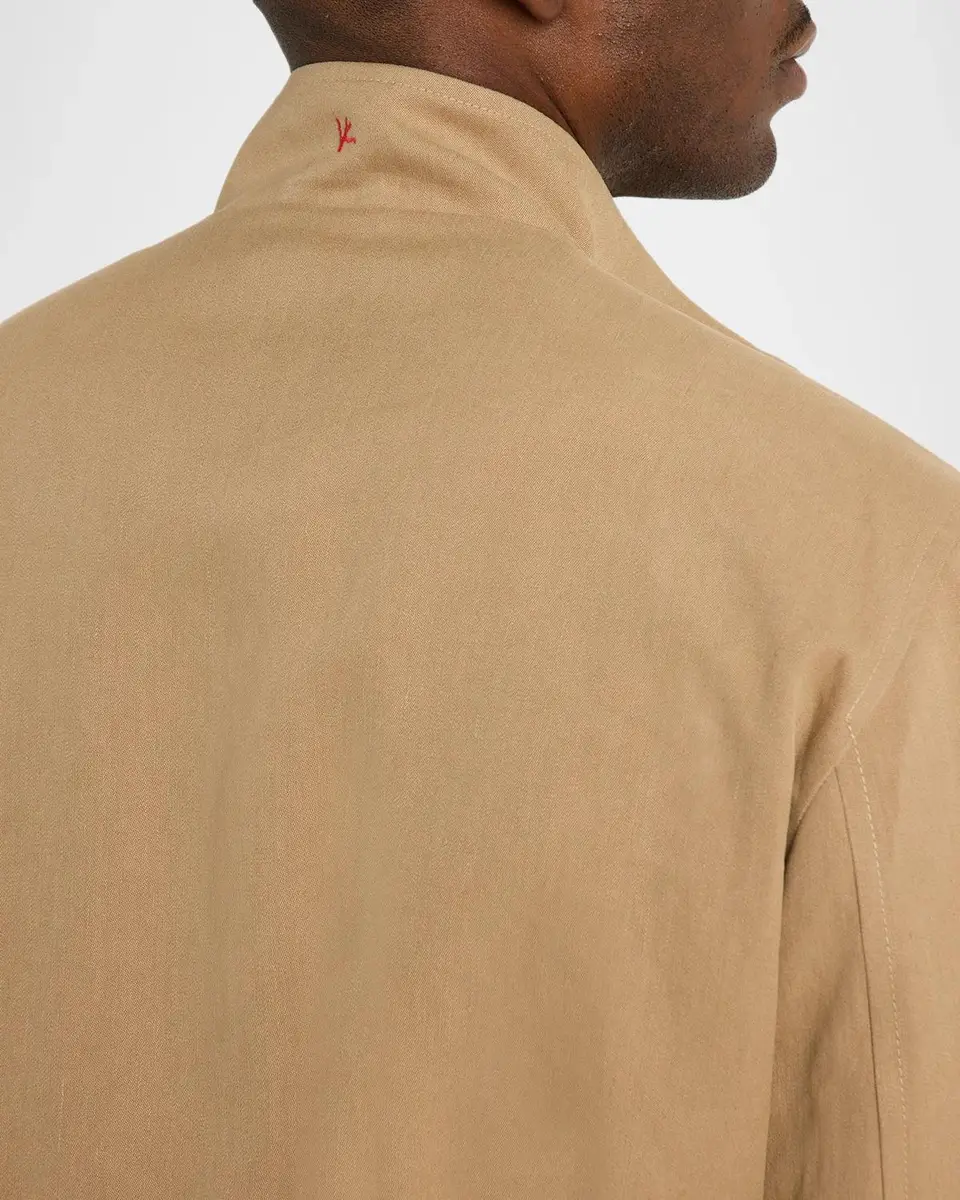 Isaia Men's Baracuta Virgin Wool Bomber Jacket | Thumbnail 5