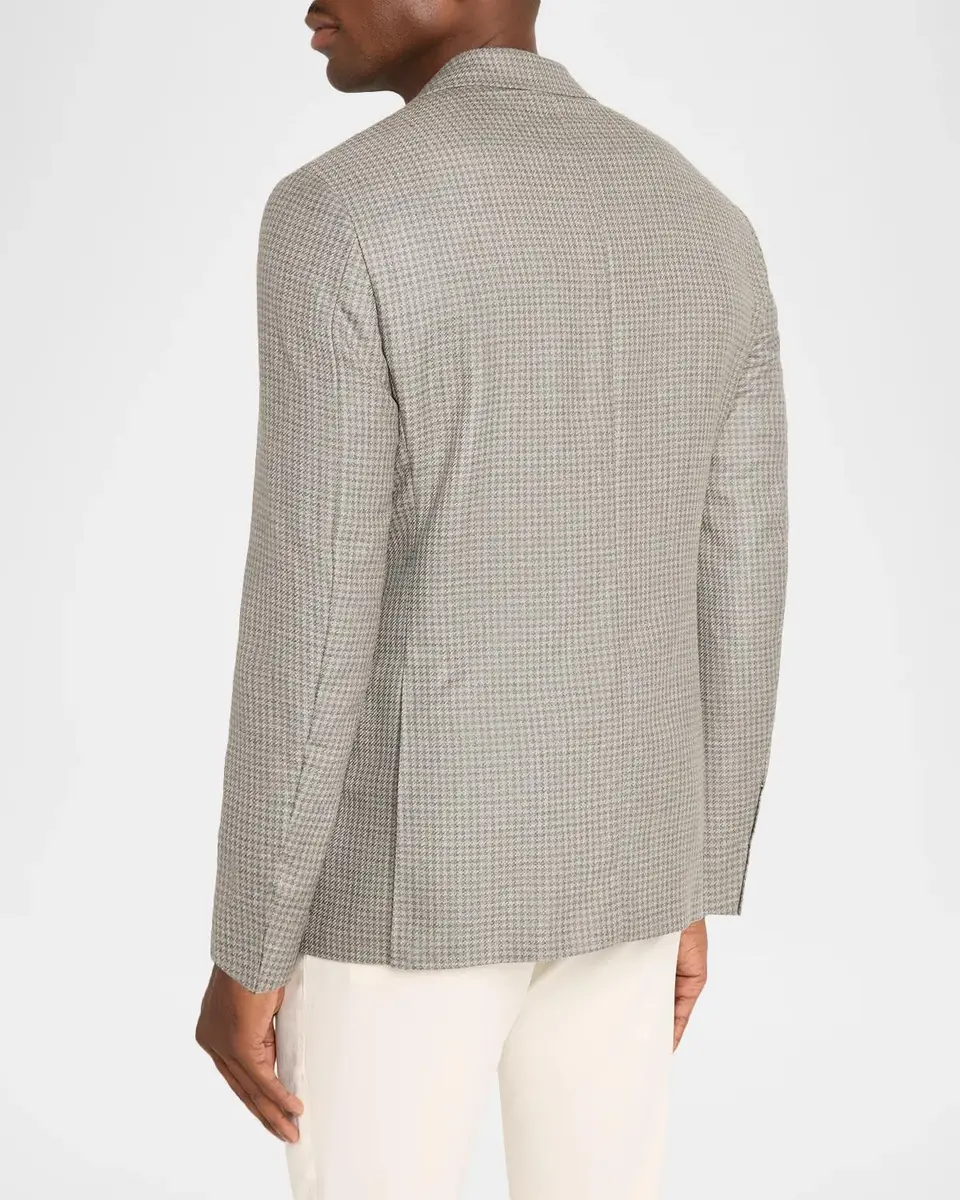Canali Men's Kei Houndstooth Single-Breasted Sport Coat | Thumbnail 3 Canali Men's Kei Houndstooth Single-Breasted Sport Coat | Thumbnail 3