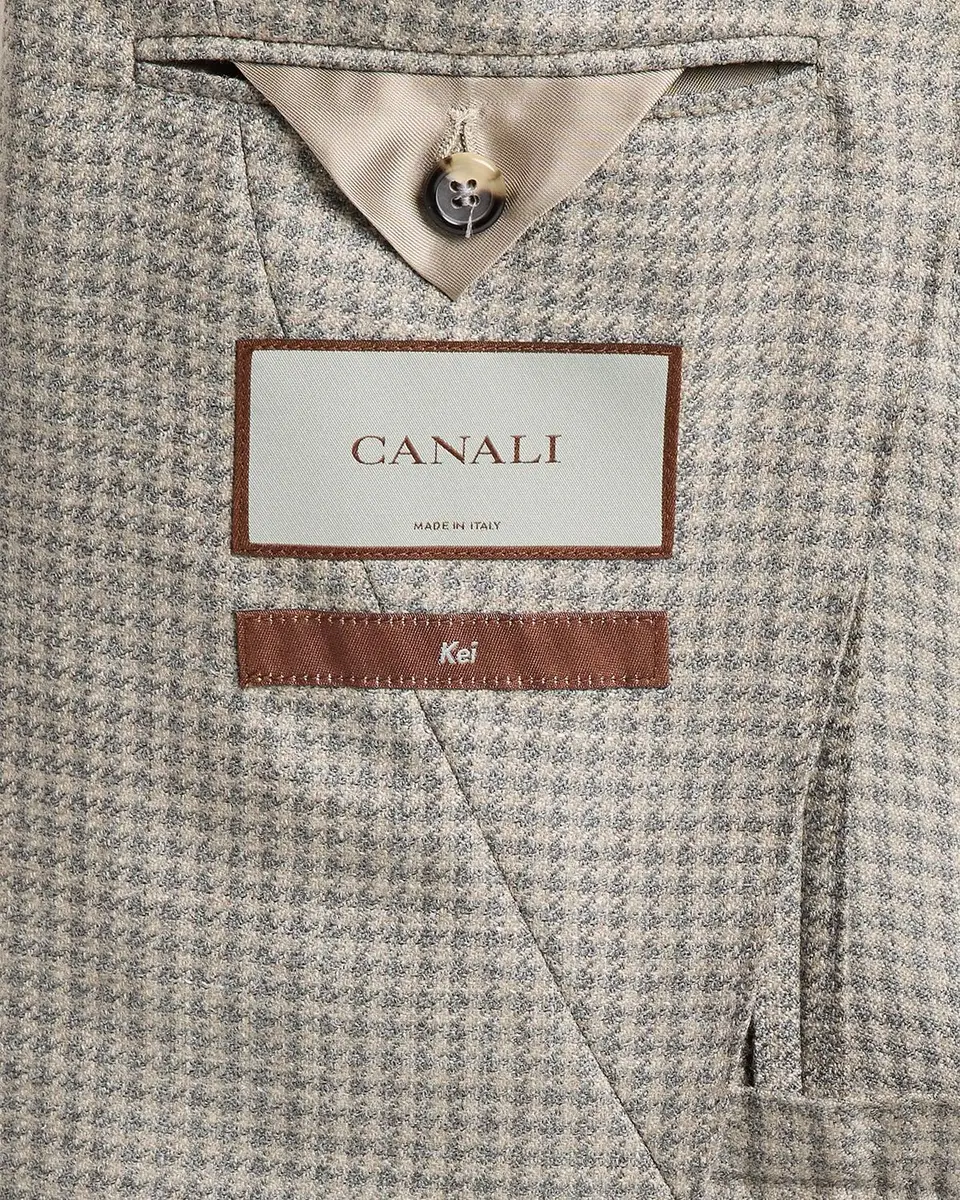 Canali Men's Kei Houndstooth Single-Breasted Sport Coat | Thumbnail 6 Canali Men's Kei Houndstooth Single-Breasted Sport Coat | Thumbnail 6