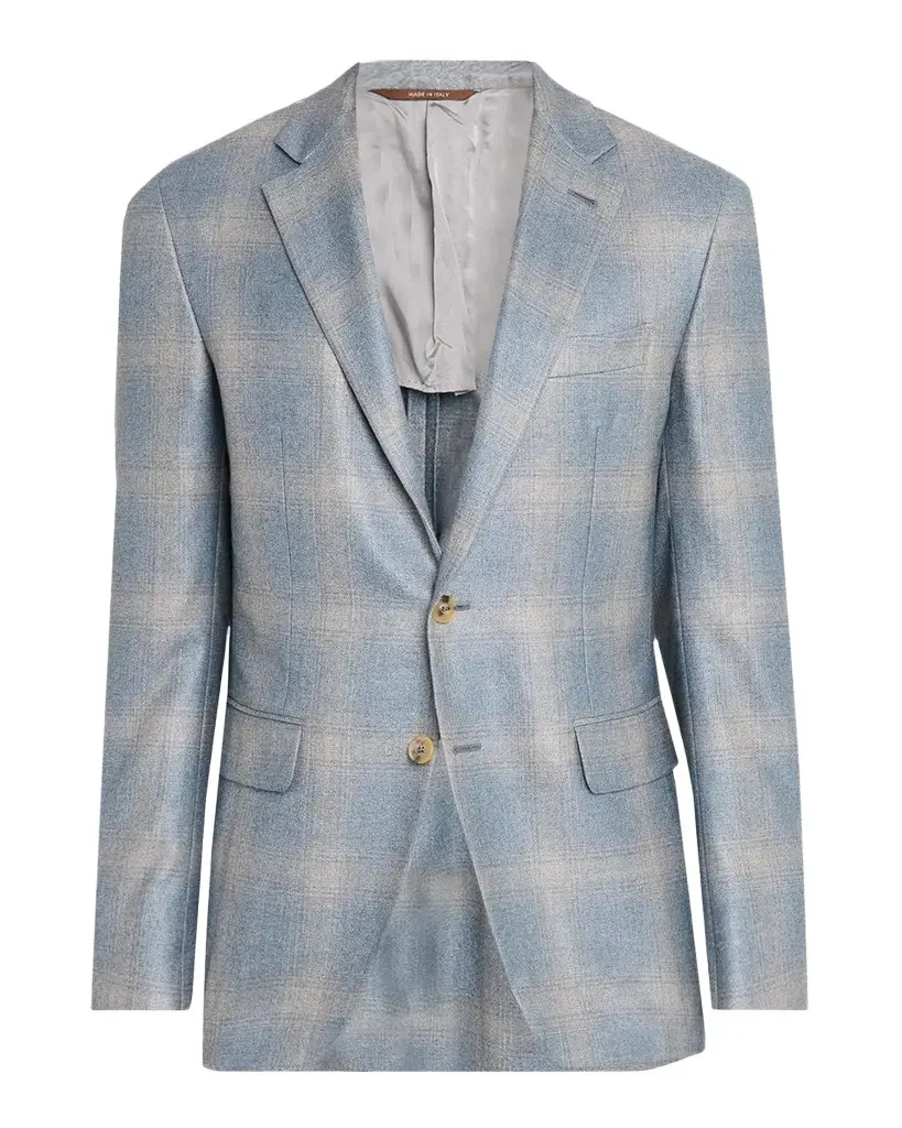 Canali Men's Kei Plaid Single-Breasted Sport Coat