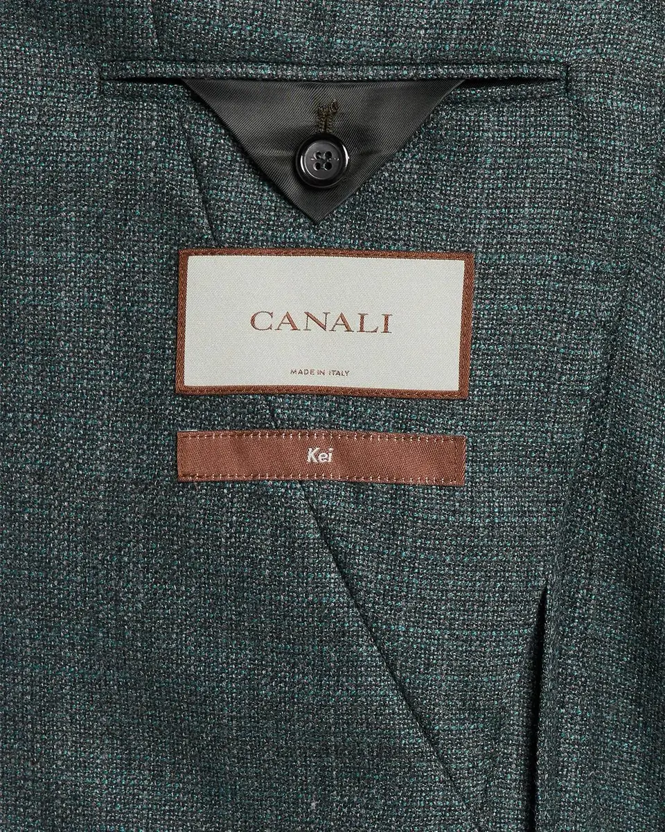 Canali Men's Kei Textured Single-Breasted Sport Coat | Thumbnail 6