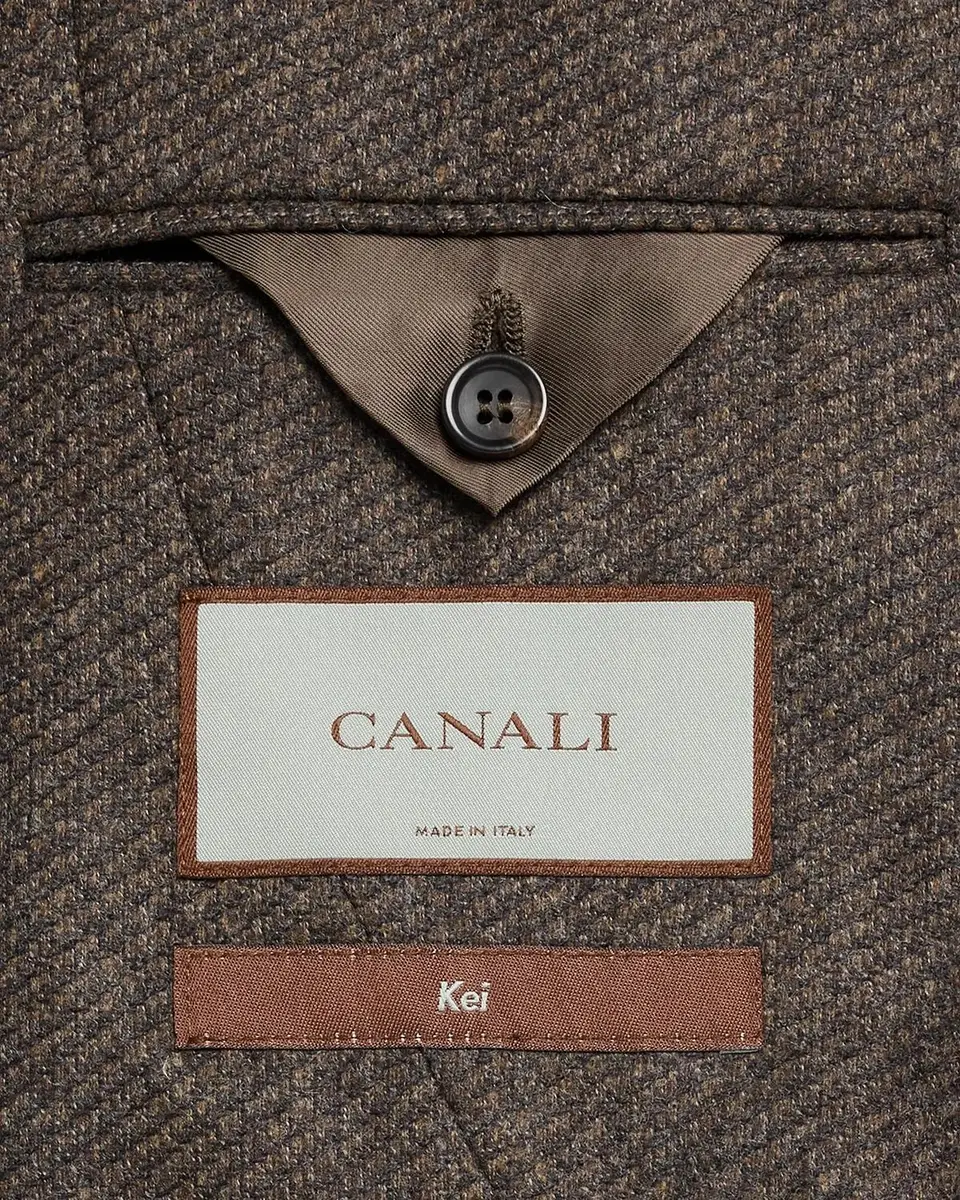Canali Men's Kei Wool Jacquard Single-Breasted Sport Coat | Thumbnail 6