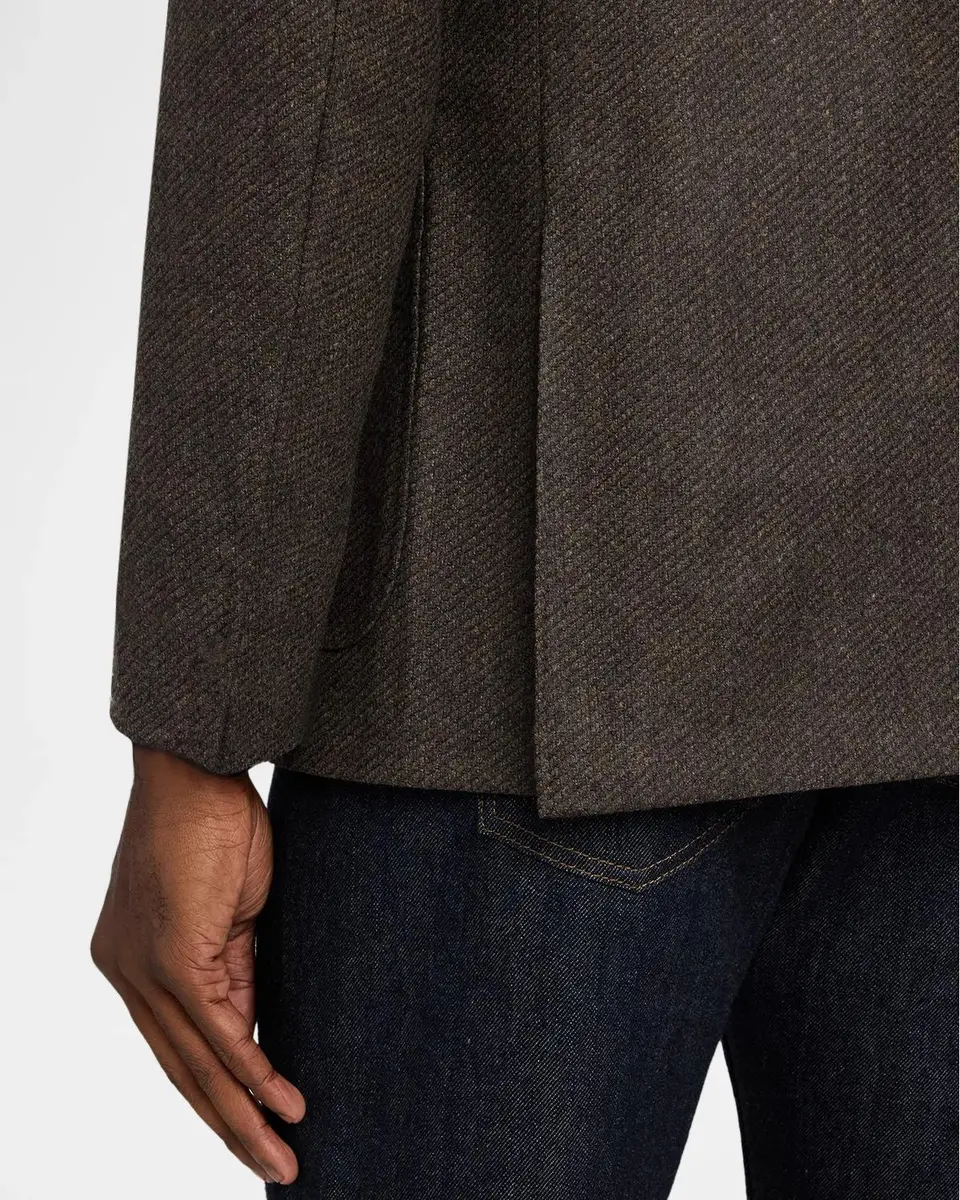 Canali Men's Kei Wool Jacquard Single-Breasted Sport Coat | Thumbnail 8
