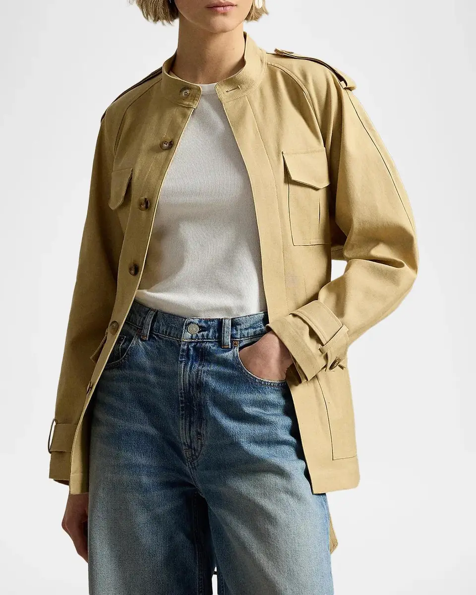 Polo Ralph Lauren Hemp-Blend Utility Jacket | Thumbnail 4 Polo Ralph Lauren Hemp-Blend Utility Jacket | Thumbnail 4