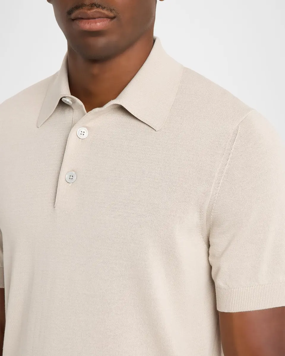 Sartorio Men's Cotton Polo Shirt | Thumbnail 5 Sartorio Men's Cotton Polo Shirt | Thumbnail 5