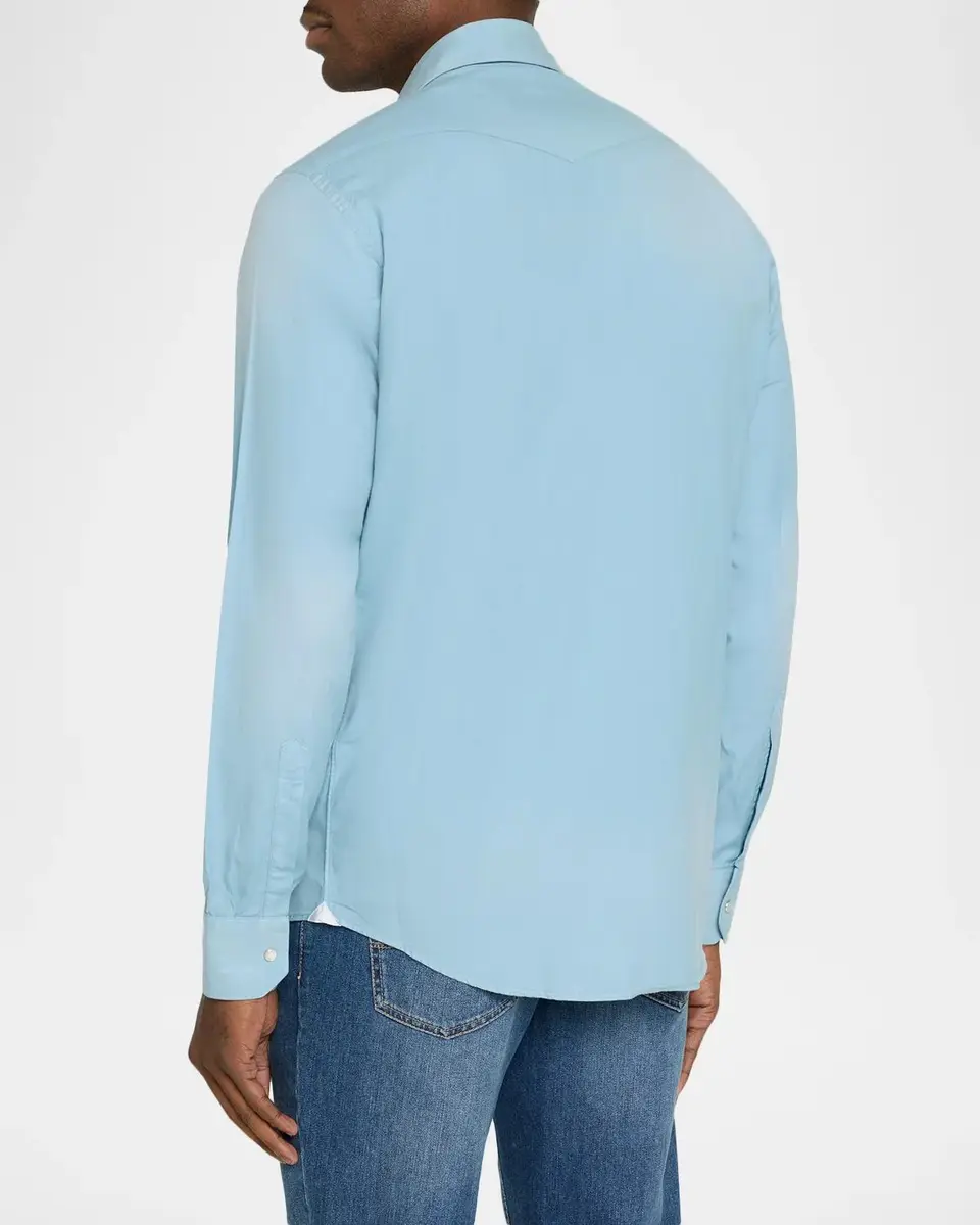 Sartorio Men's Faded Flannel Western Shirt | Thumbnail 3 Sartorio Men's Faded Flannel Western Shirt | Thumbnail 3