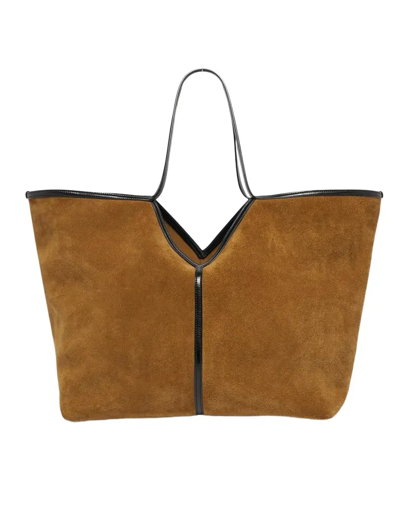 Y-Stitch Suede Tote Bag Y-Stitch Suede Tote Bag