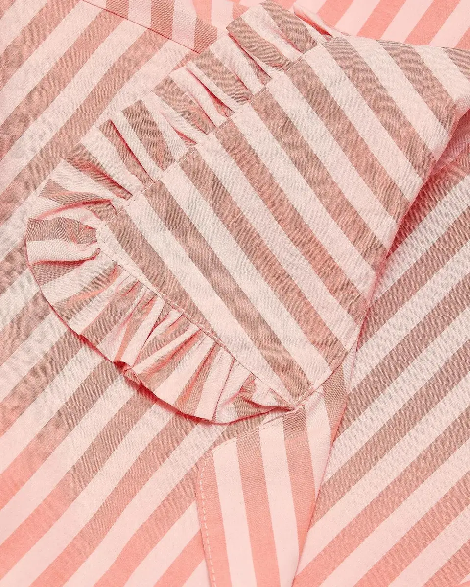 Papinelle Butterscotch Striped Cotton Short Pajamas | Thumbnail 6 Papinelle Butterscotch Striped Cotton Short Pajamas | Thumbnail 6