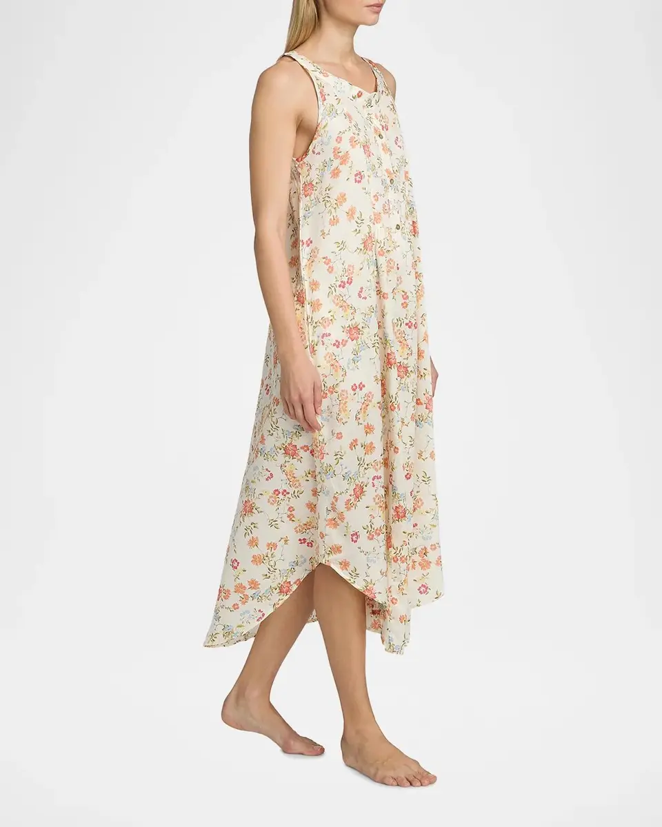 Papinelle Amber Floral Cotton Nightgown | Thumbnail 7 Papinelle Amber Floral Cotton Nightgown | Thumbnail 7