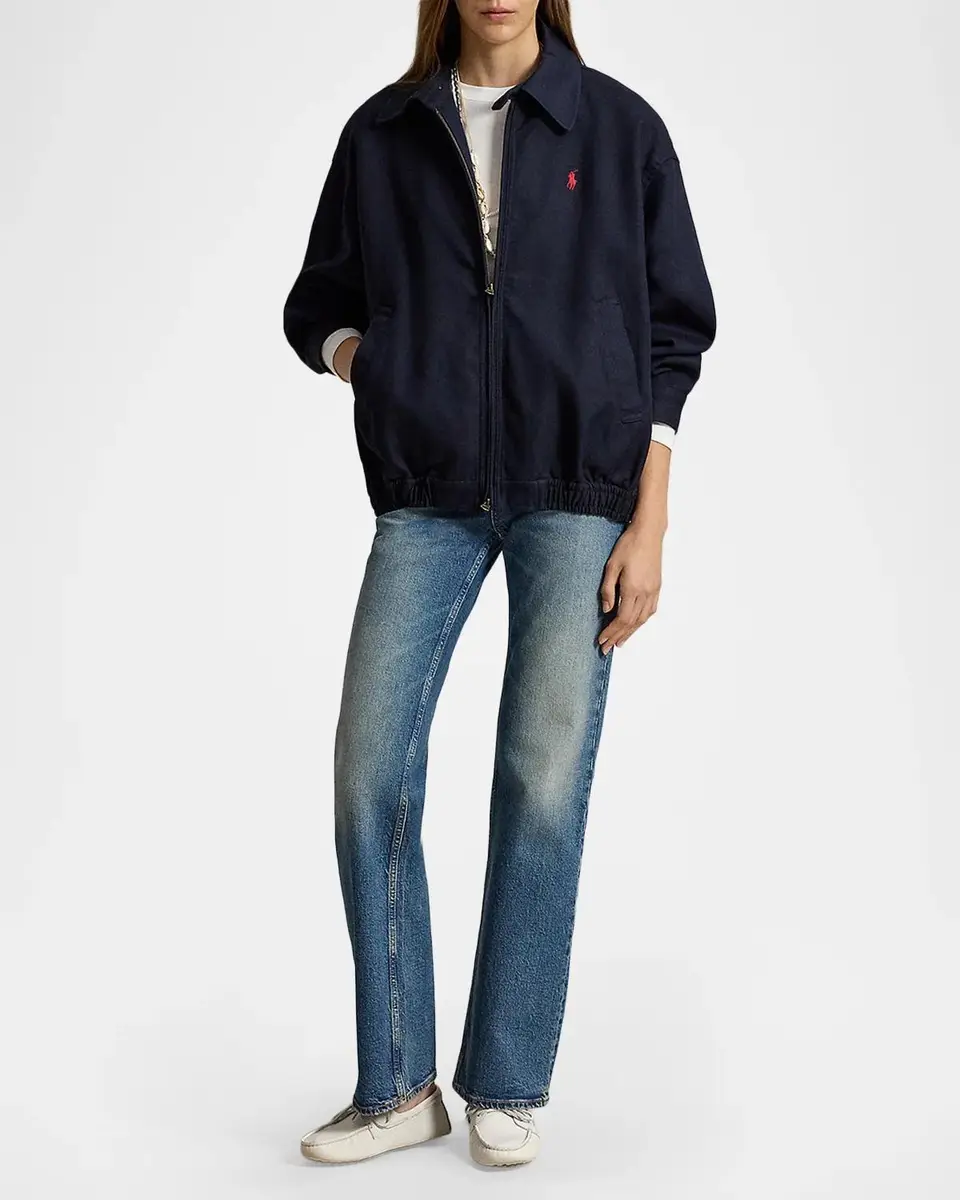 Polo Ralph Lauren Double-Faced Cotton Bomber Jacket | Thumbnail 2 Polo Ralph Lauren Double-Faced Cotton Bomber Jacket | Thumbnail 2