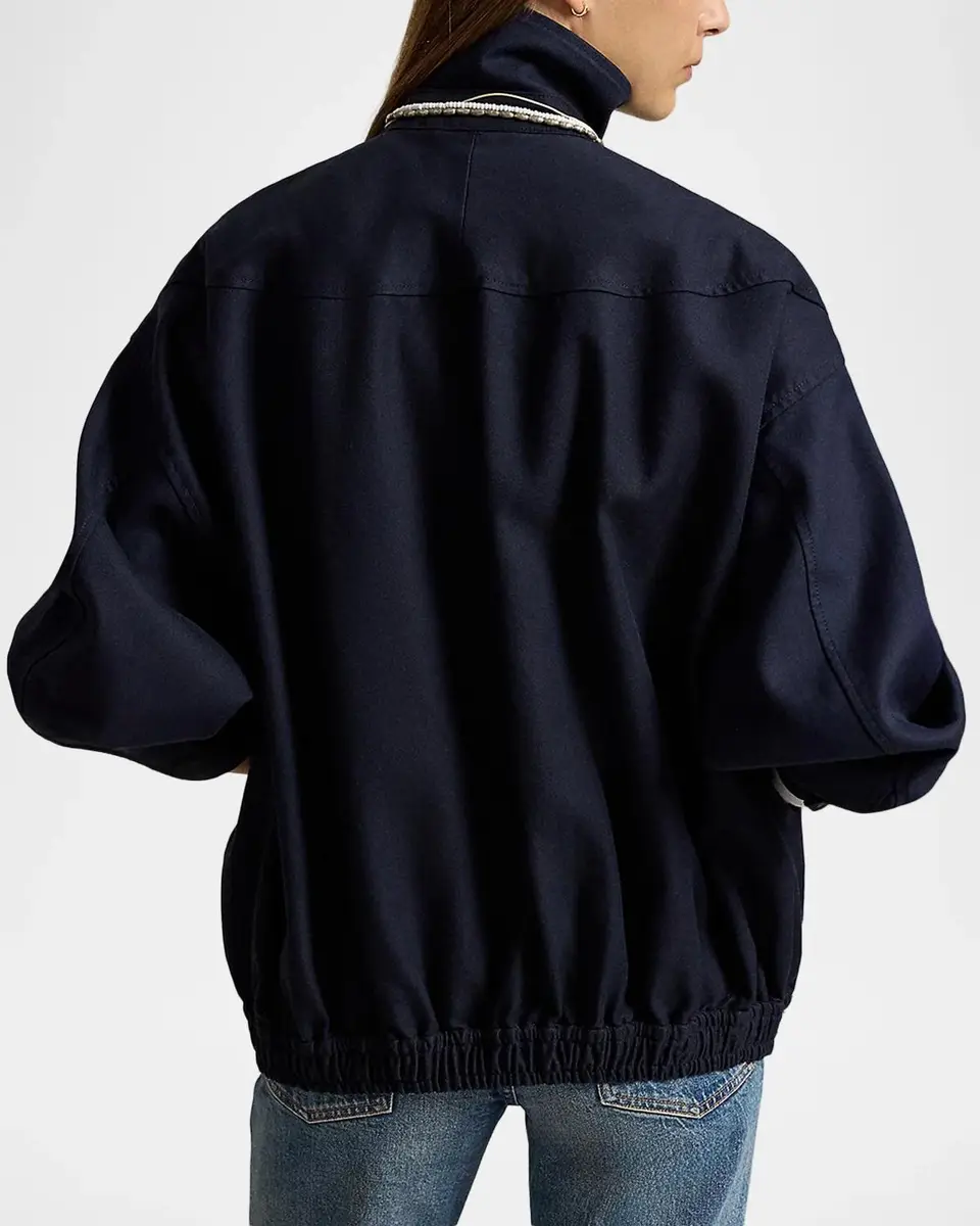 Polo Ralph Lauren Double-Faced Cotton Bomber Jacket | Thumbnail 3 Polo Ralph Lauren Double-Faced Cotton Bomber Jacket | Thumbnail 3