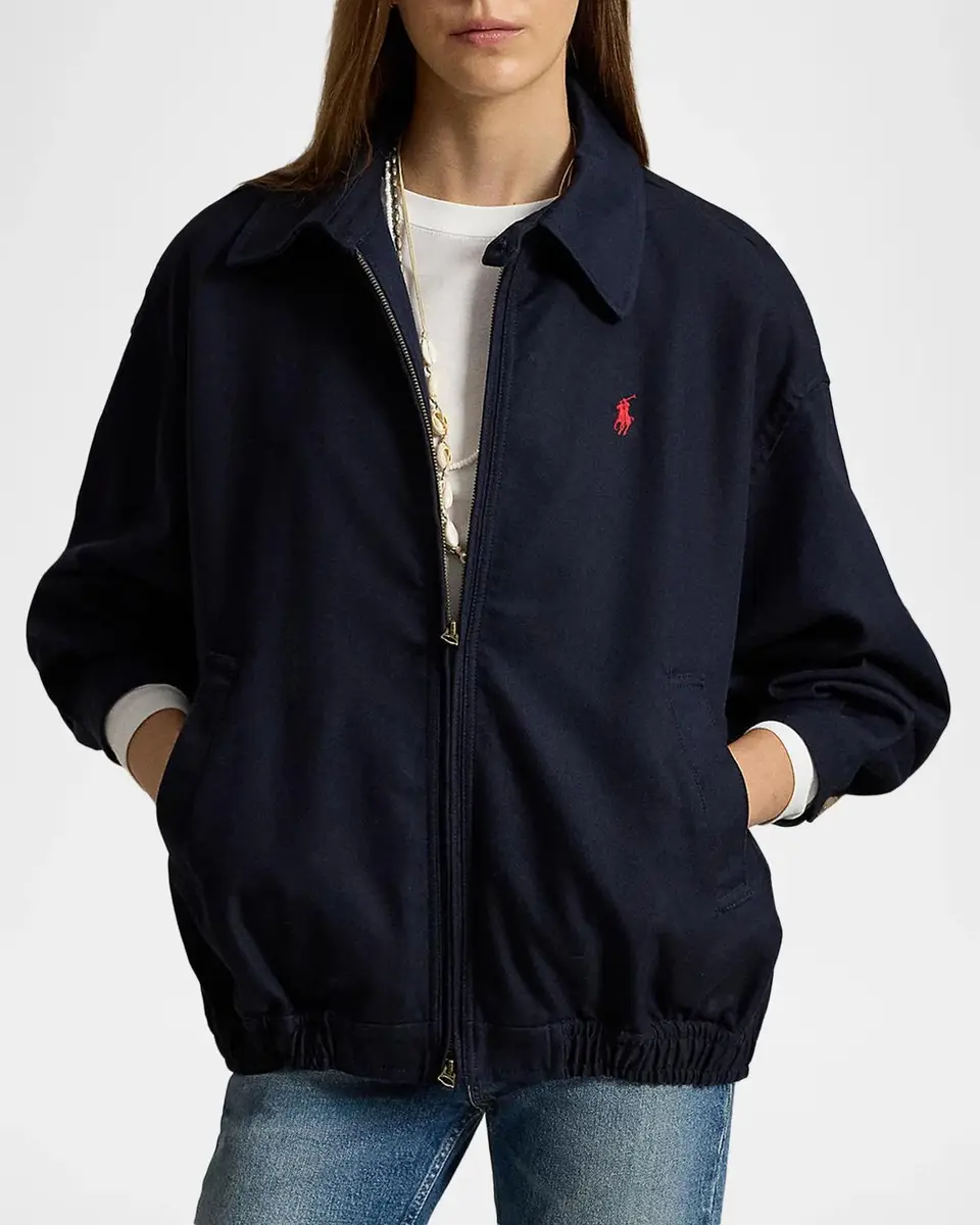 Polo Ralph Lauren Double-Faced Cotton Bomber Jacket | Thumbnail 4 Polo Ralph Lauren Double-Faced Cotton Bomber Jacket | Thumbnail 4