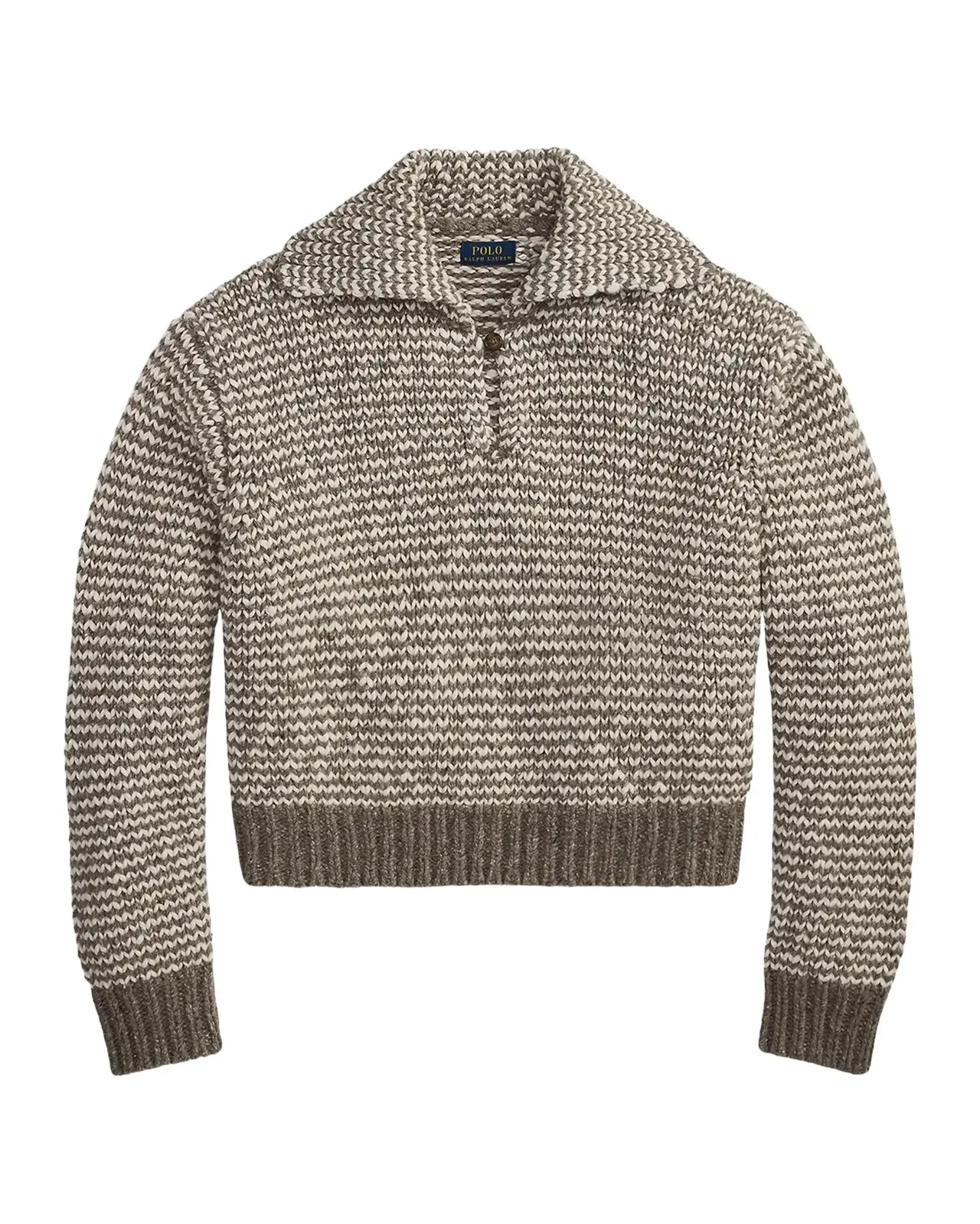 Striped Cotton-Blend Sweater Striped Cotton-Blend Sweater