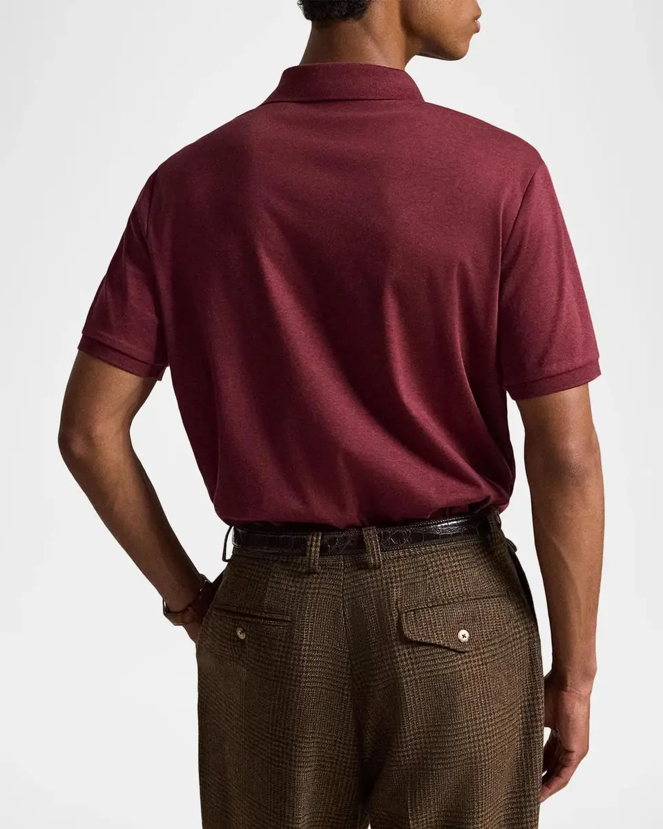 Polo Ralph Lauren Men's Custom Slim Fit Soft Cotton Polo Shirt | Thumbnail 3 Polo Ralph Lauren Men's Custom Slim Fit Soft Cotton Polo Shirt | Thumbnail 3