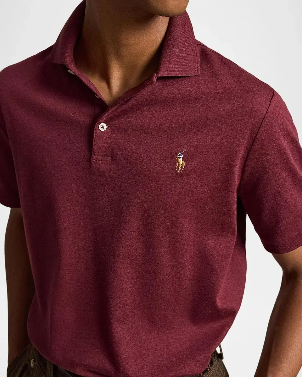 Polo Ralph Lauren Men's Custom Slim Fit Soft Cotton Polo Shirt | Thumbnail 5 Polo Ralph Lauren Men's Custom Slim Fit Soft Cotton Polo Shirt | Thumbnail 5