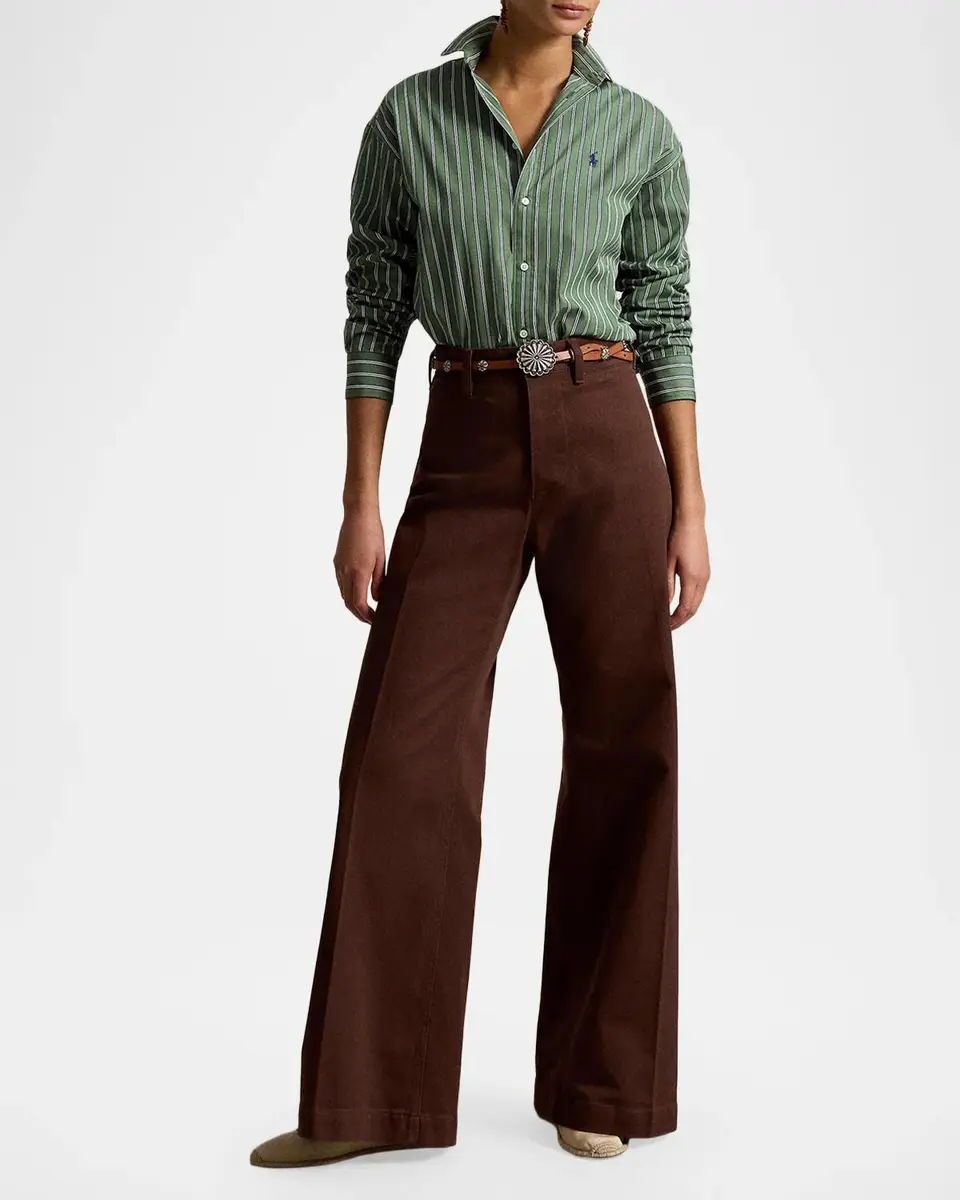 Polo Ralph Lauren Relaxed Fit Striped Cotton Shirt | Thumbnail 2 Polo Ralph Lauren Relaxed Fit Striped Cotton Shirt | Thumbnail 2